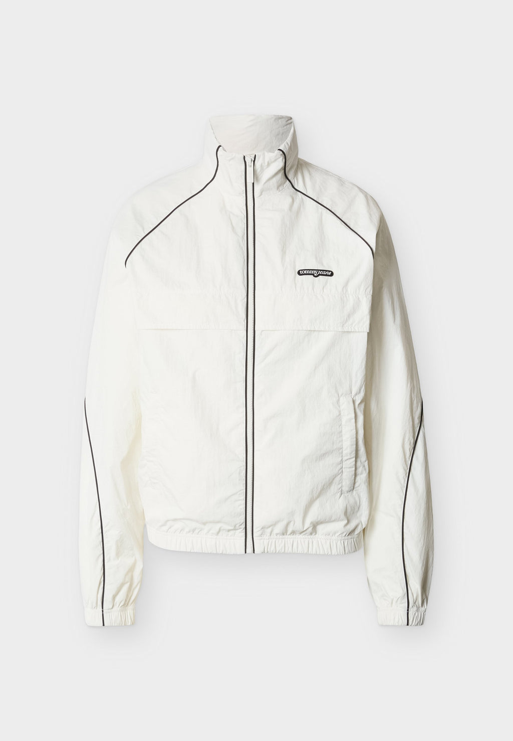 WATER REPELLENT PIPING TRACK JACKET - Light jacket - ecru