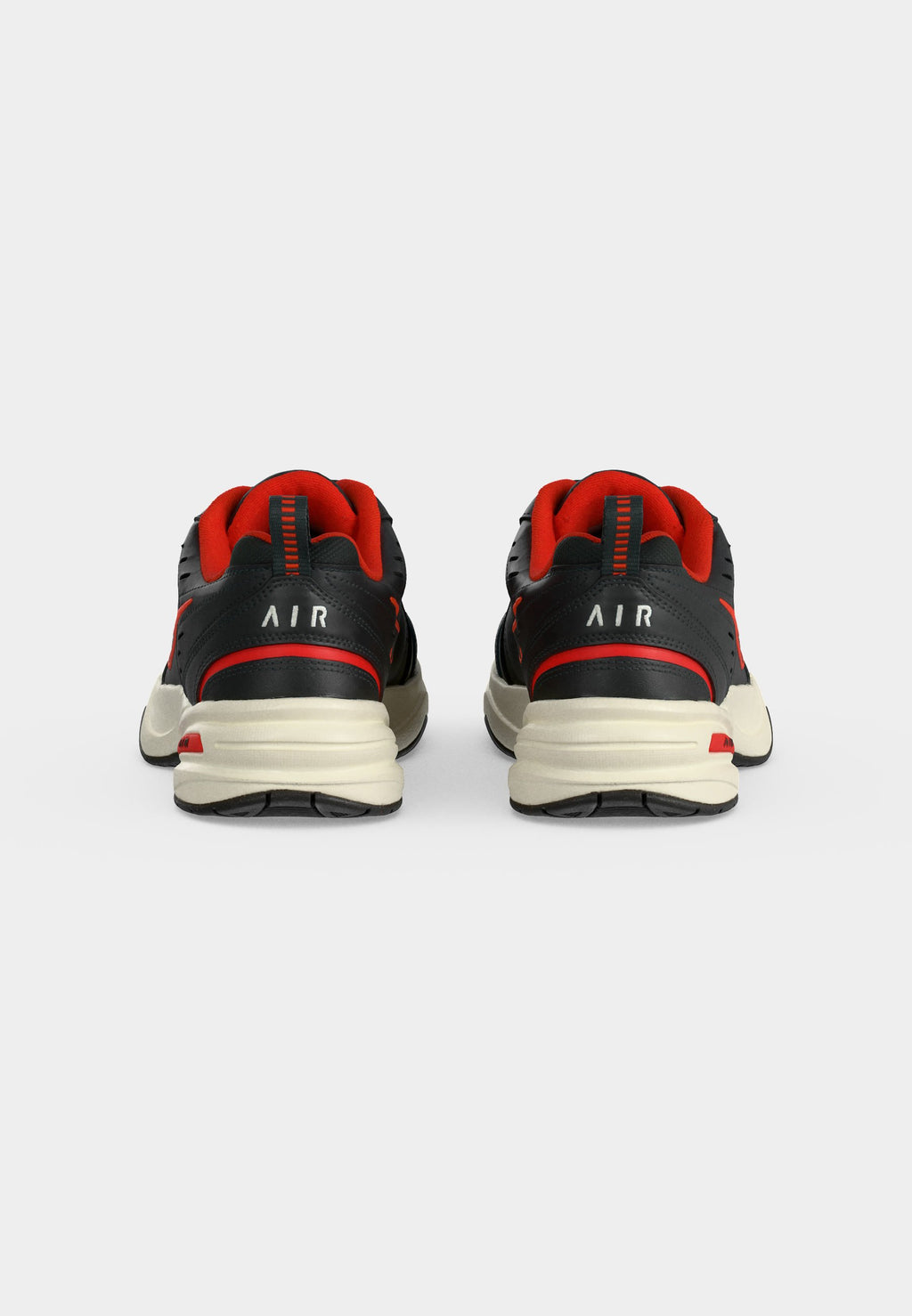 AIR MONARCH IV - Training shoe - dark smoke grey/black/picante red/pale ivory