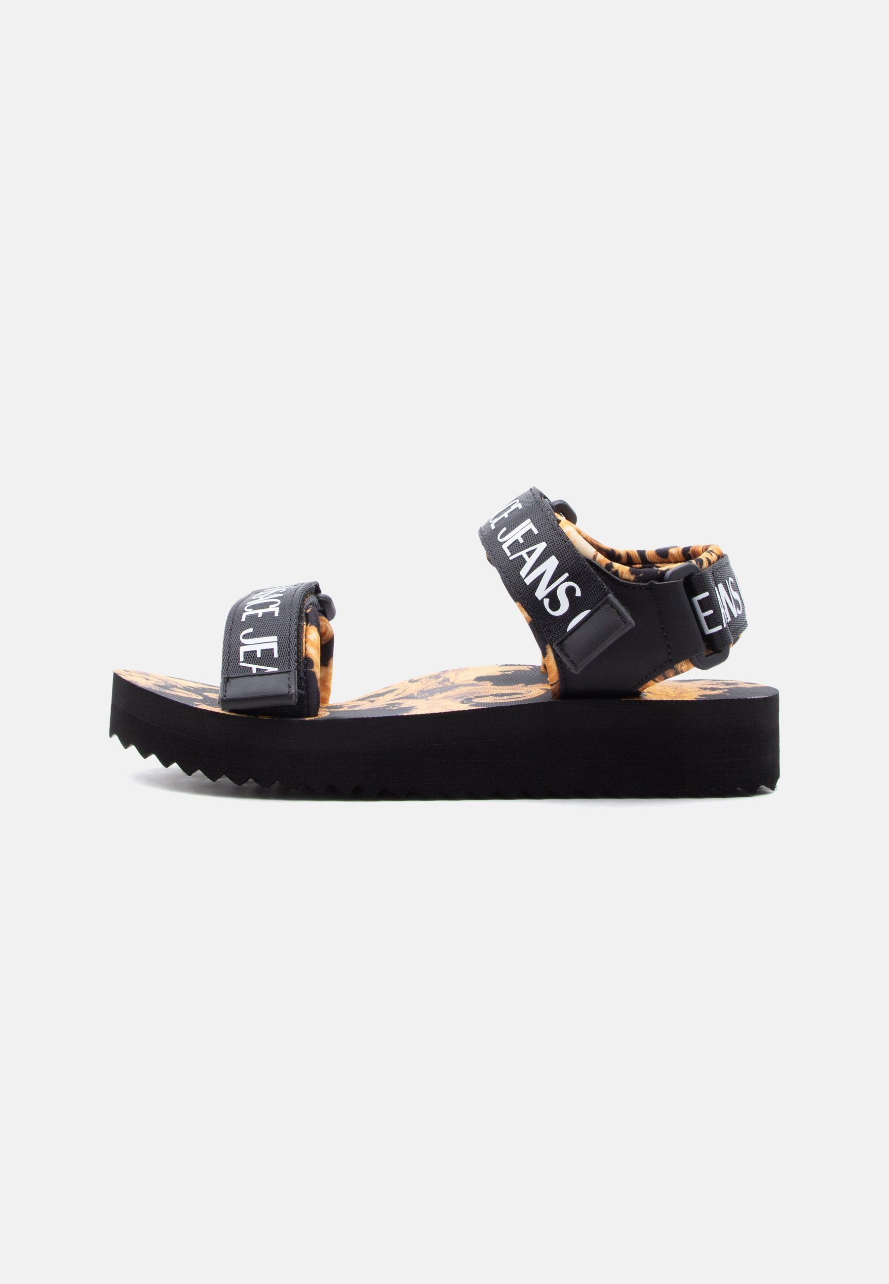 FONDO MIAMI - Sandals - black/gold-coloured