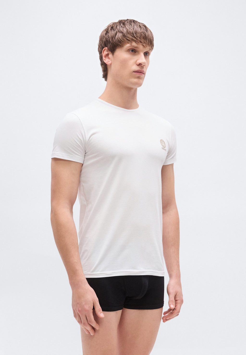 SHORT SLEEVES ROUND NECK - Undershirt - optical white