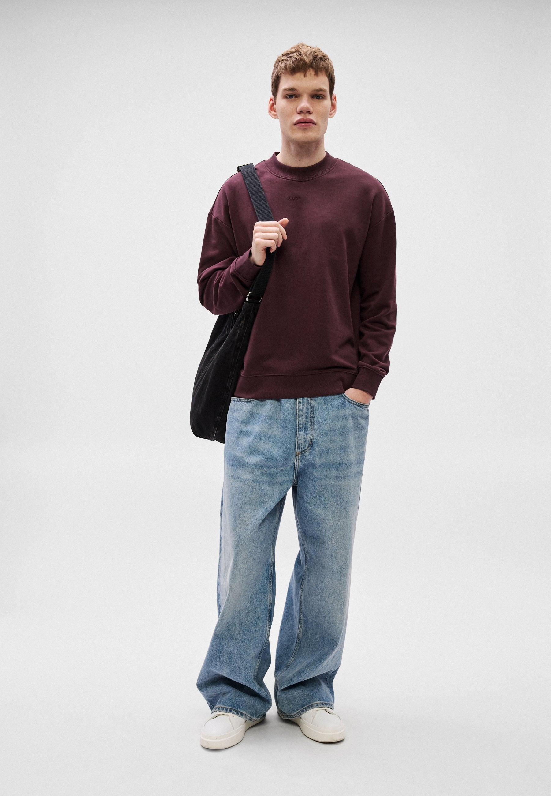 DAPO CREW - Sweatshirt - open brown