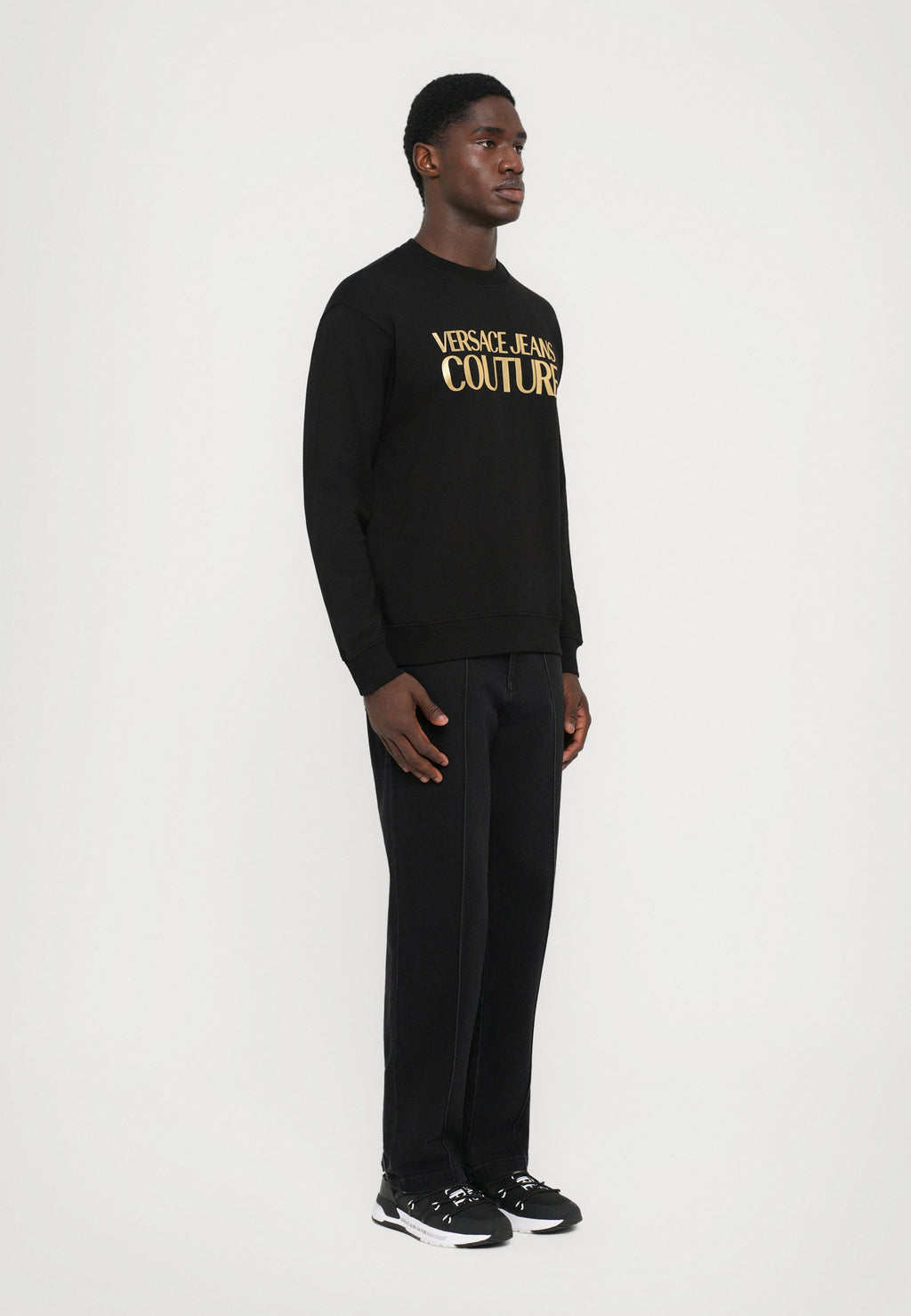 LOGO - Sweatshirt - black/gold-coloured