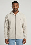 LX FULL ZIP HOODIE - Zip-up sweatshirt - ash heather