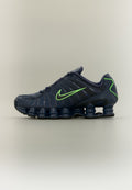 SHOX TL UNISEX - Trainers - thunder blue/black/obsidian/green strike
