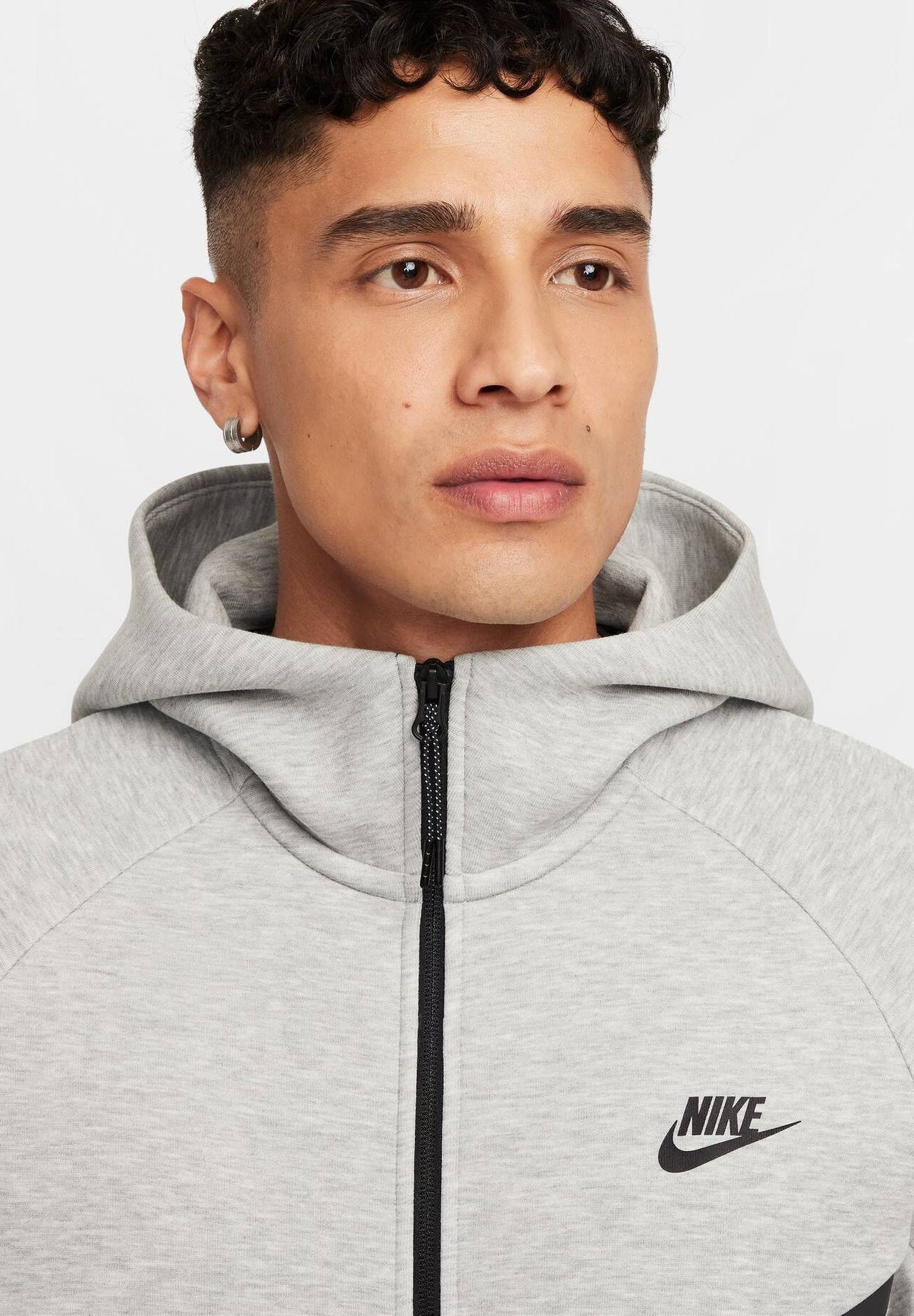 Fleece jacket - dk grey heather black