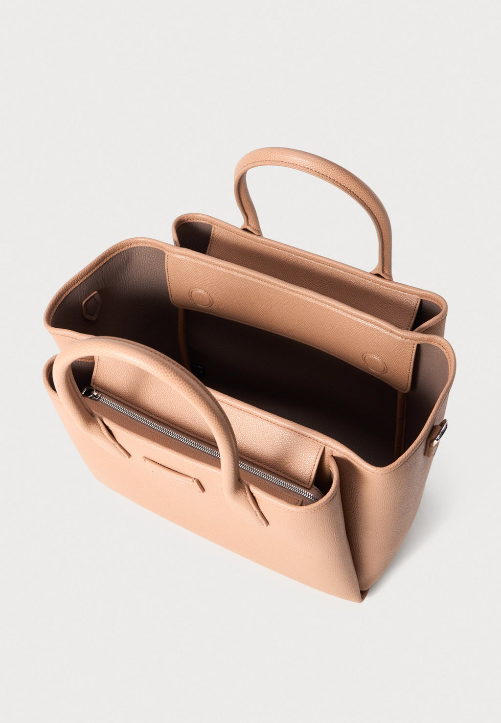 CABAS - Sac bandoulière - noisette/taupe