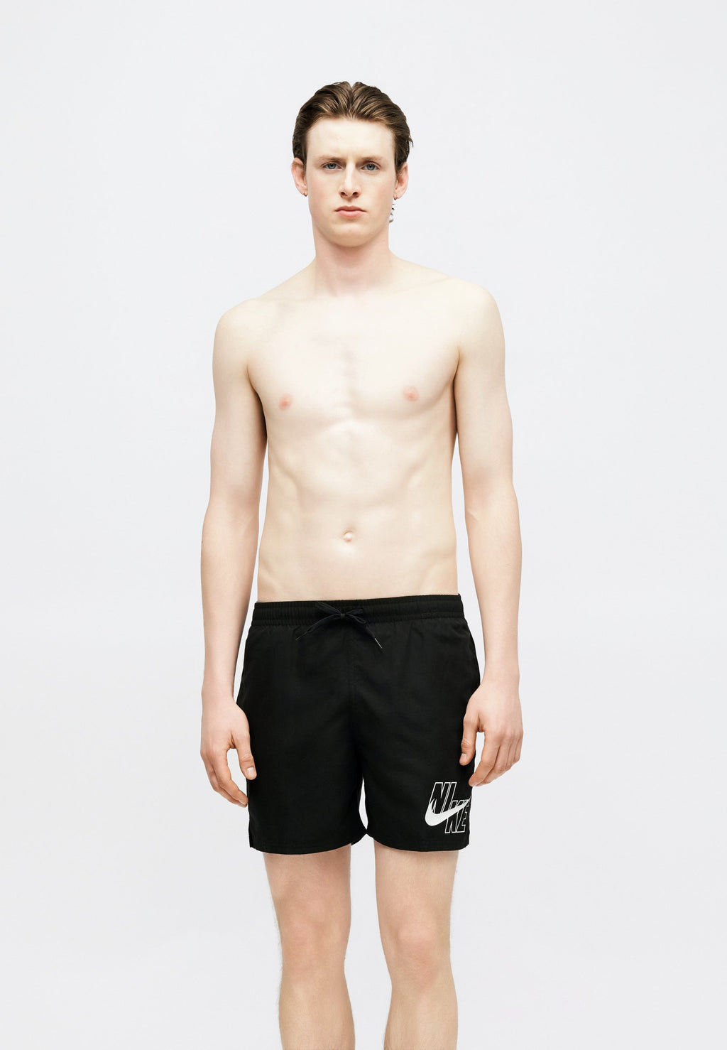 BREAKER LOGO VOLLEY - Swimming shorts - black