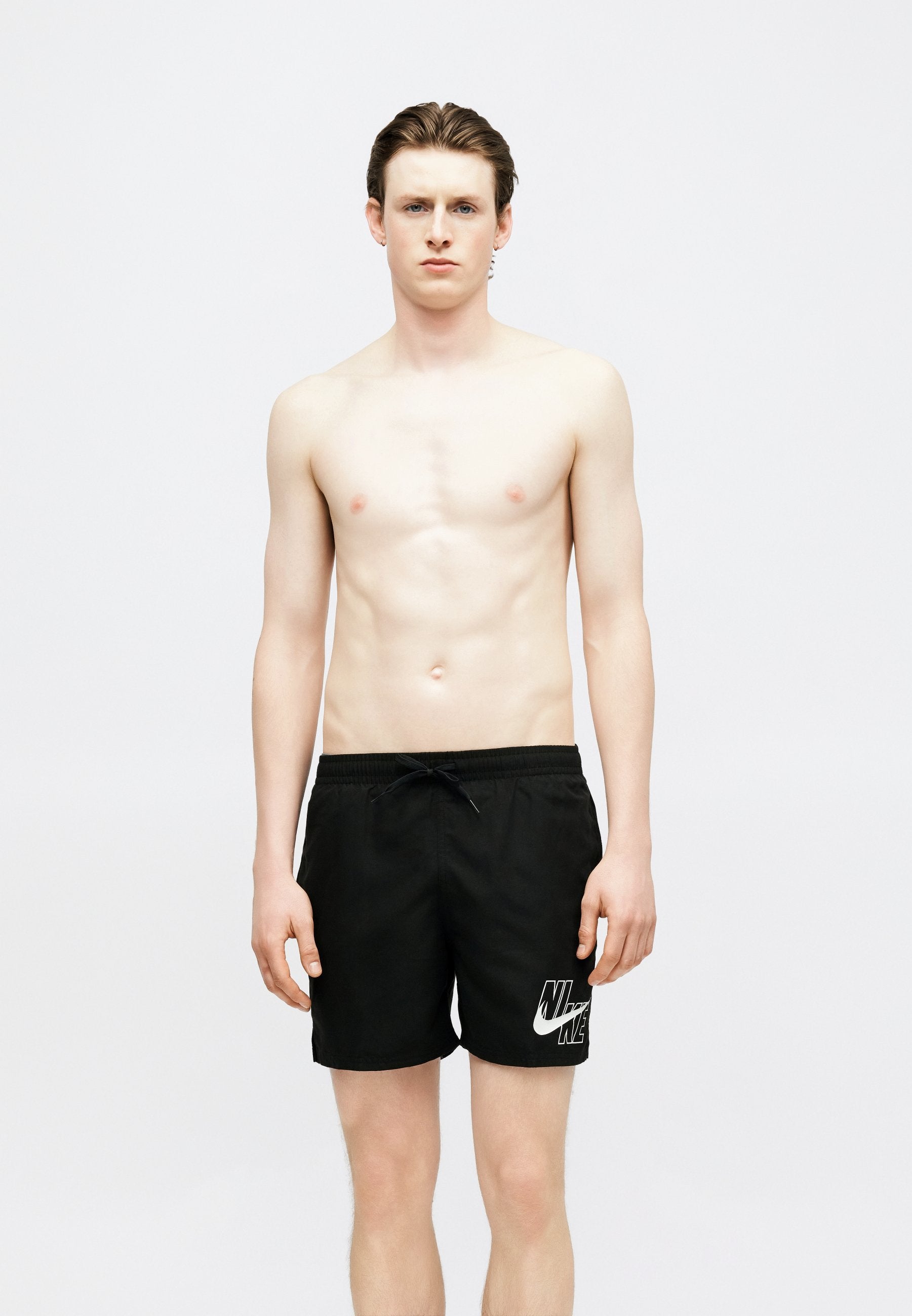 BREAKER LOGO VOLLEY - Swimming shorts - black