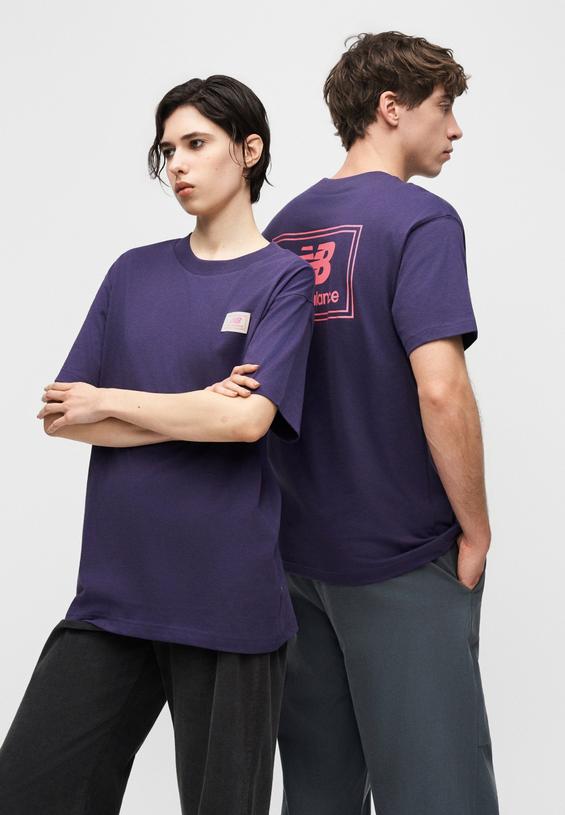 UNISEX - Print T-shirt - boysenberry
