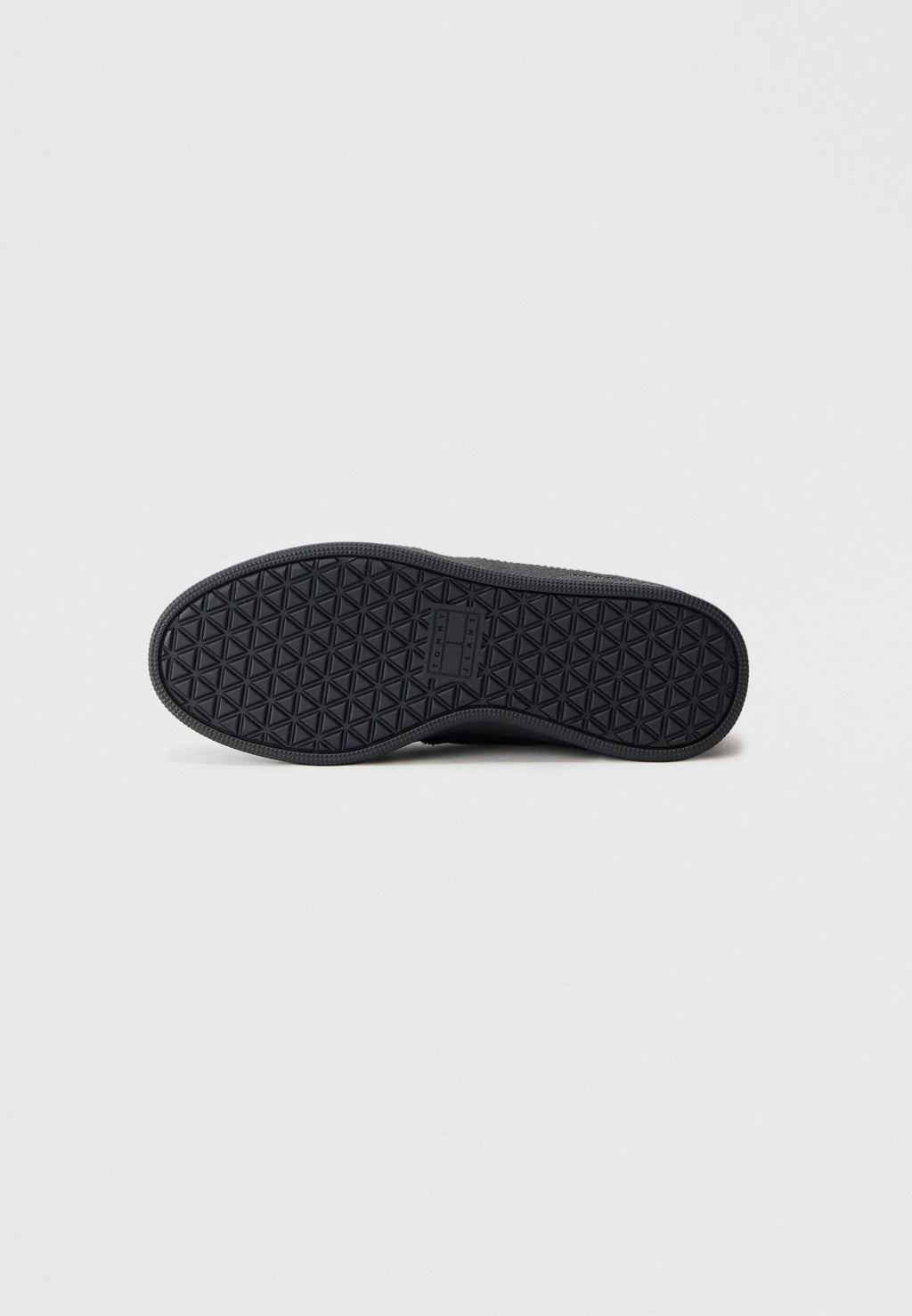 THE GREENWICH LEATHER MIXED TEXTURE PLATFORM TRAINERS - Trainers - black/silver-coloured