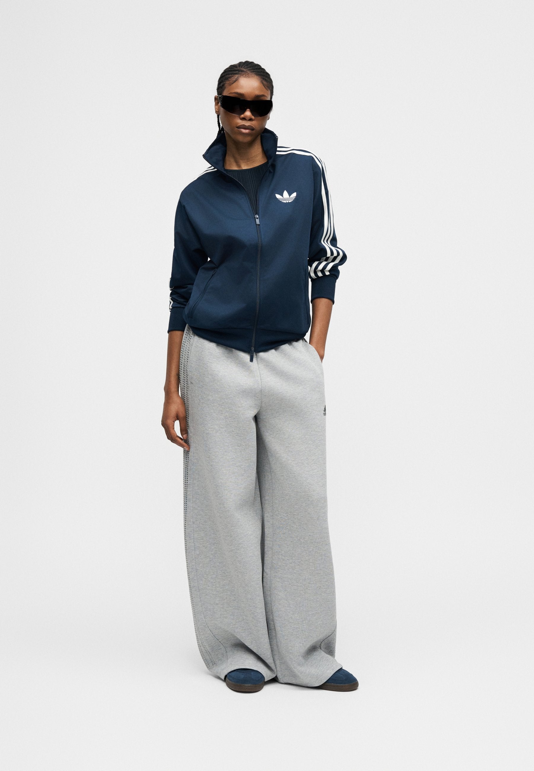Tracksuit bottoms - medium grey heather