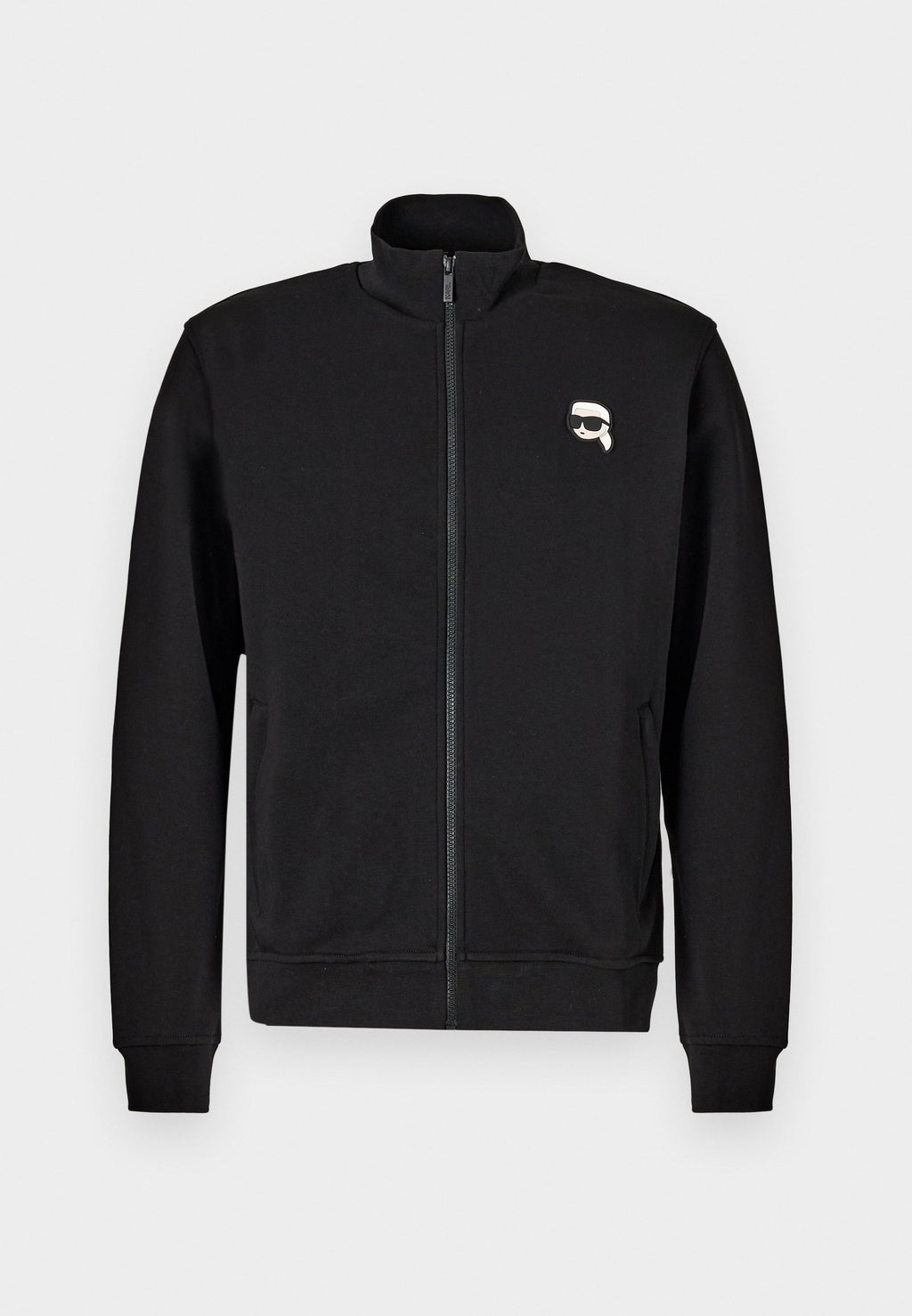 Zip-up sweatshirt - black
