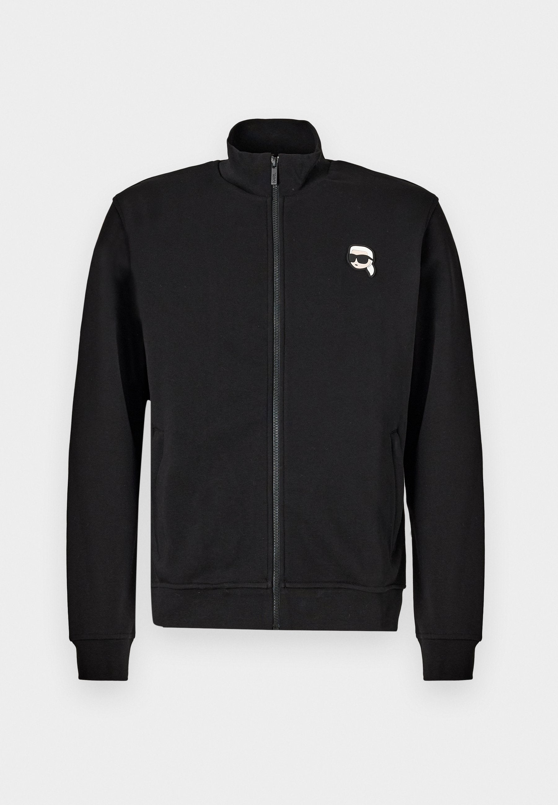 Zip-up sweatshirt - black