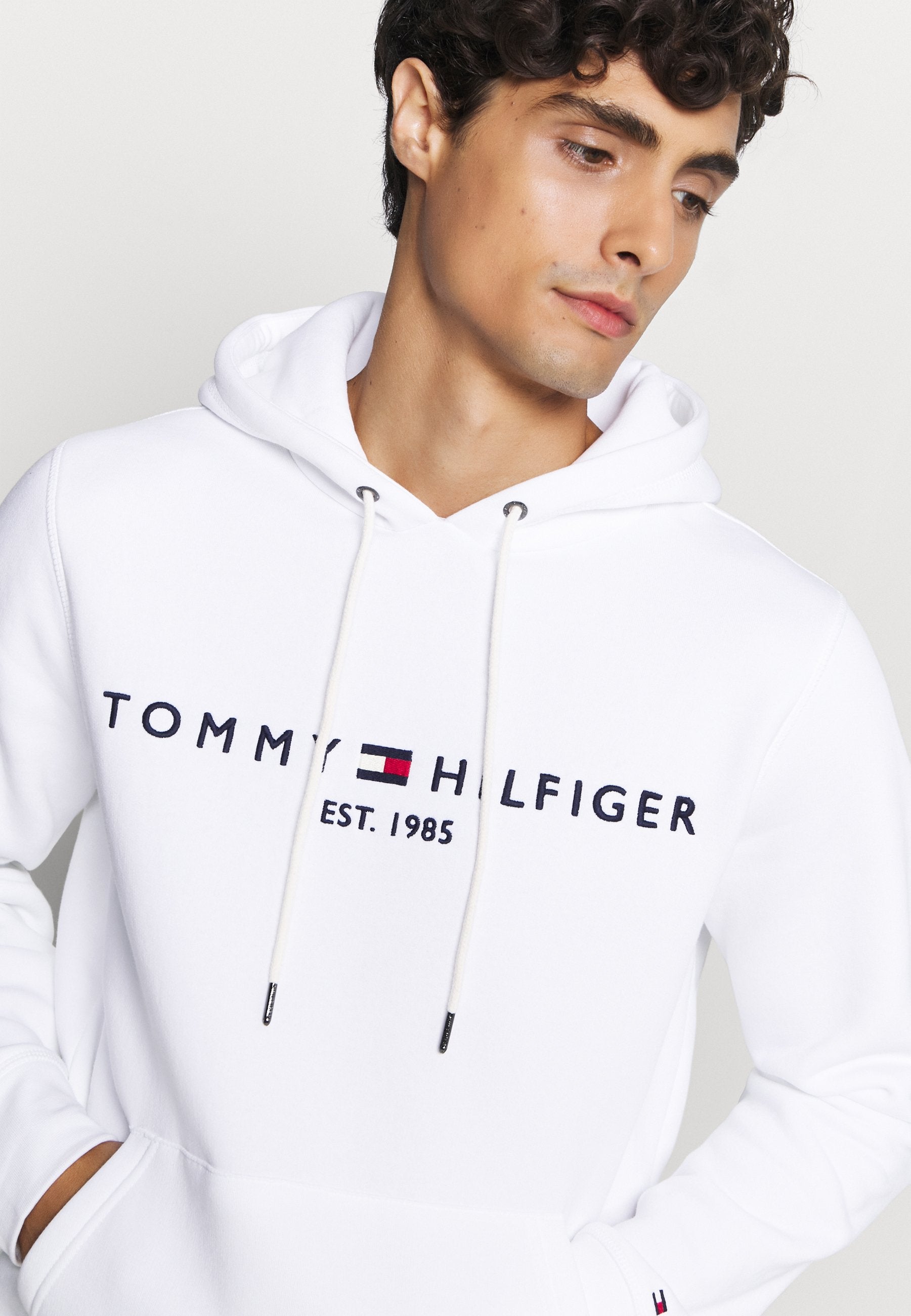 BRAND LOVE UNISEX - Hoodie - white