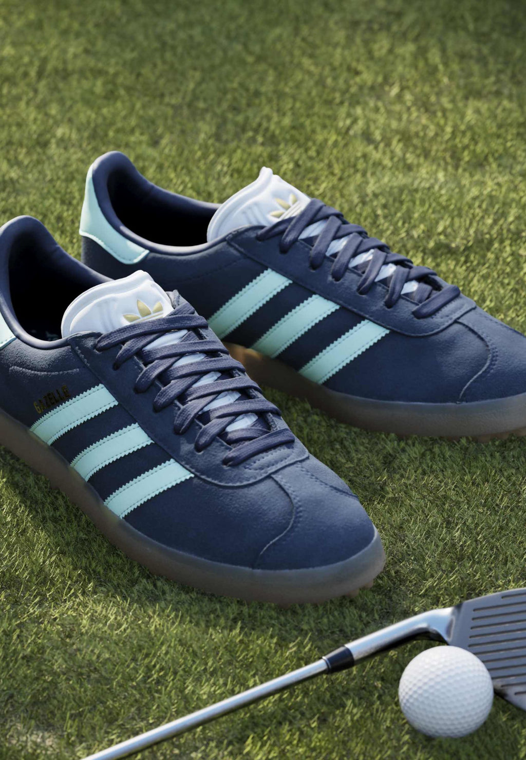 GAZELLE GOLF - Chaussures de golf - indigo nuit   menthe claire   blanc nuage