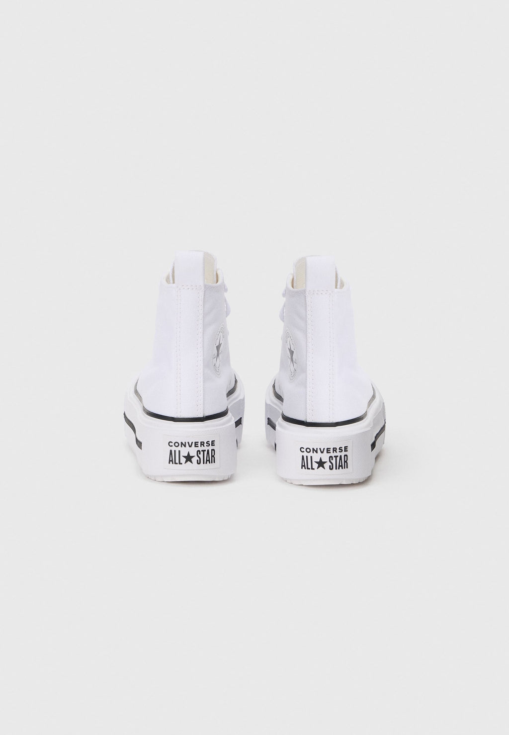 CHUCK TAYLOR ALL STAR LIFT DOUBLE STACK - High-top trainers - white/black/egret
