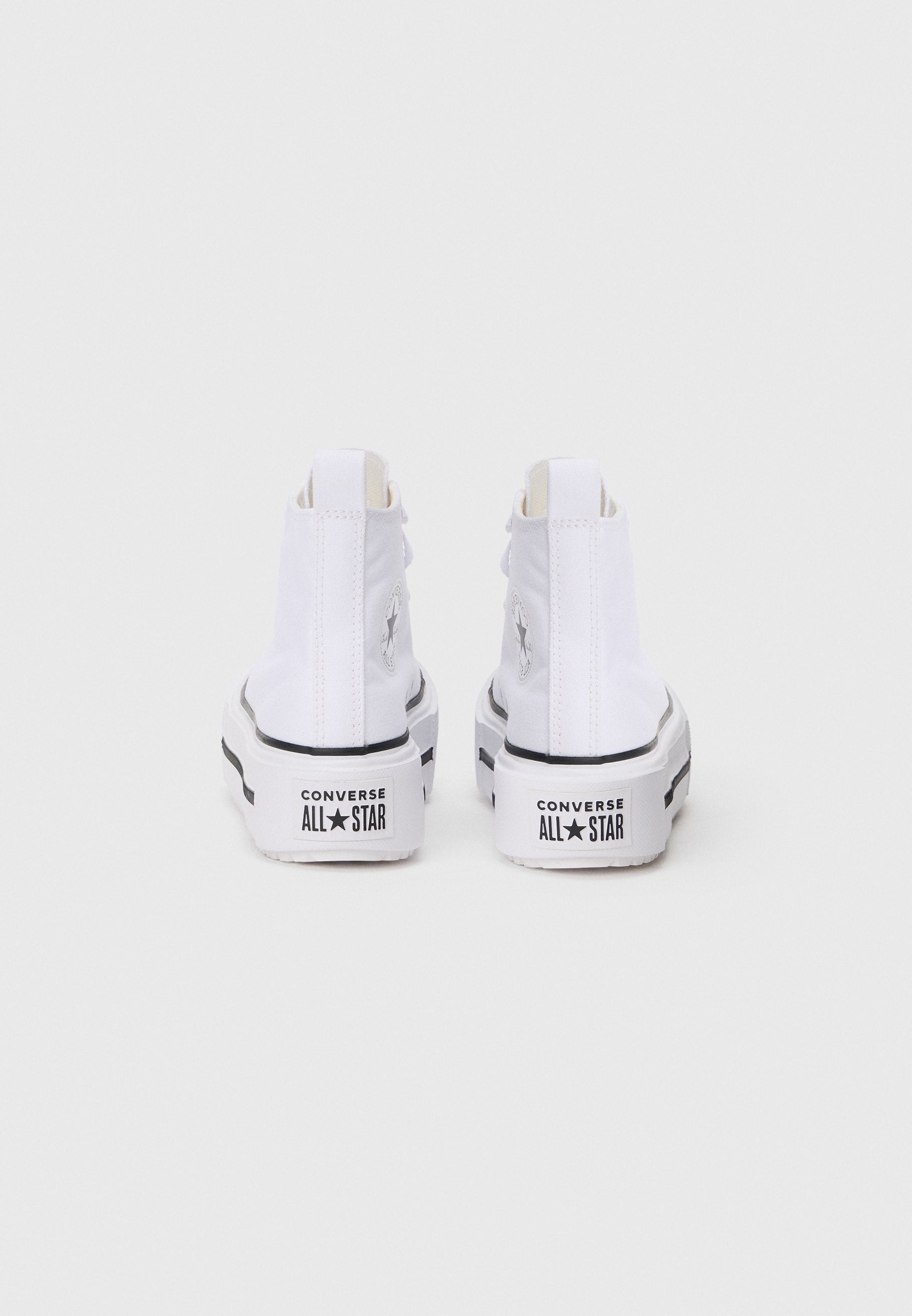 CHUCK TAYLOR ALL STAR LIFT DOUBLE STACK - High-top trainers - white/black/egret