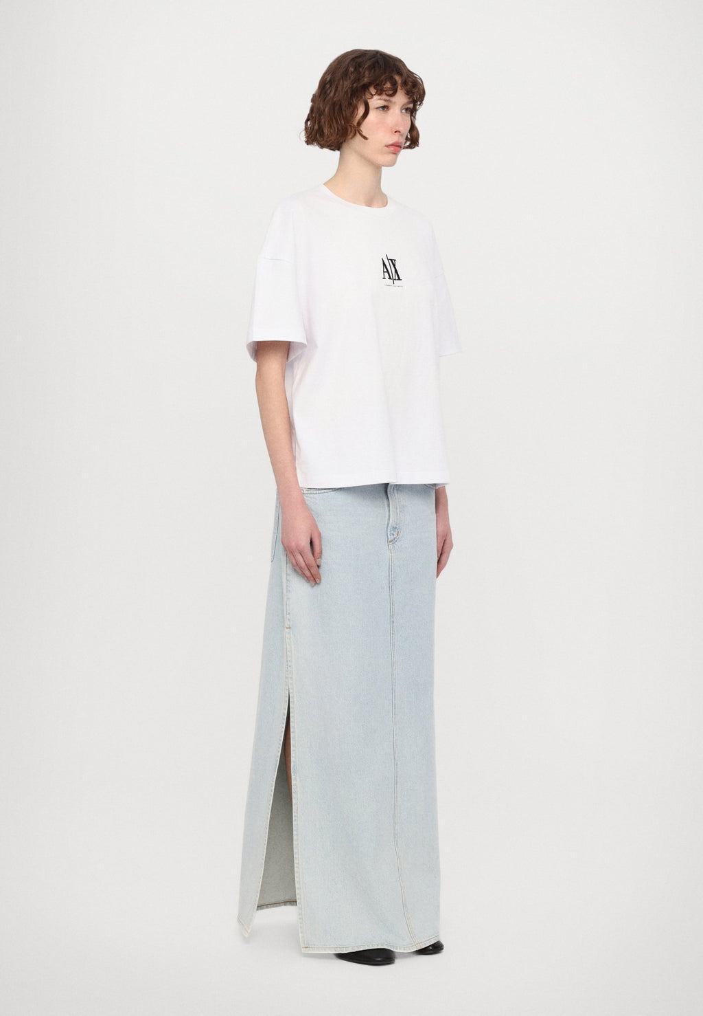 Print T-shirt - optic white