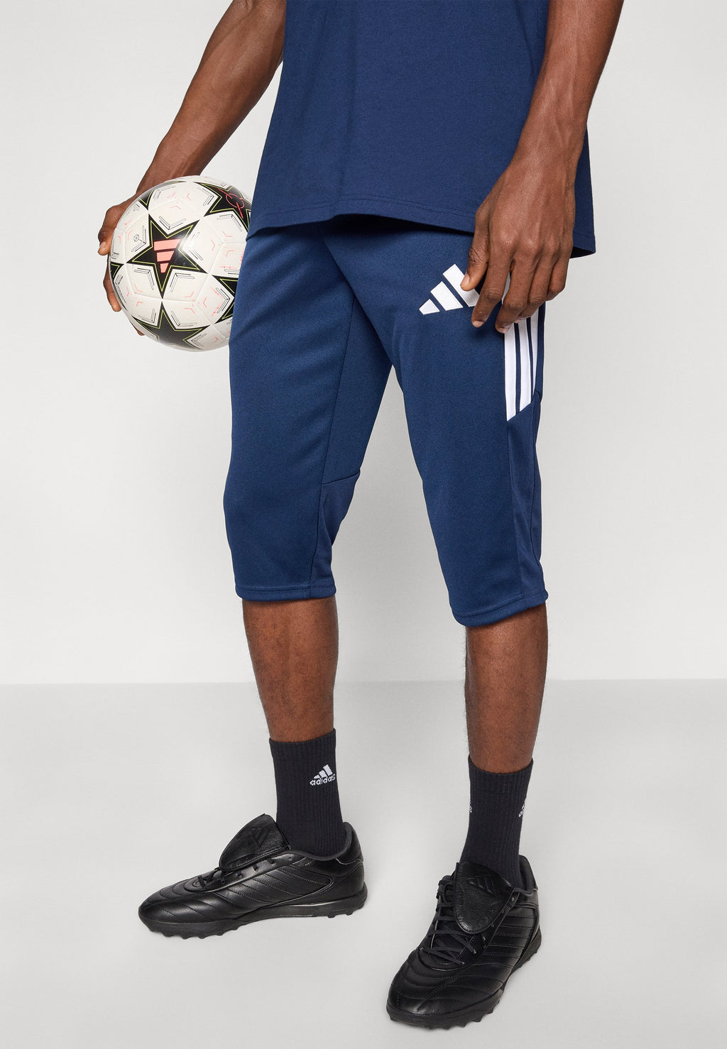 TIRO26 LEAGUE TRAINING PANTS - 3/4 sports trousers - team navy blue/white