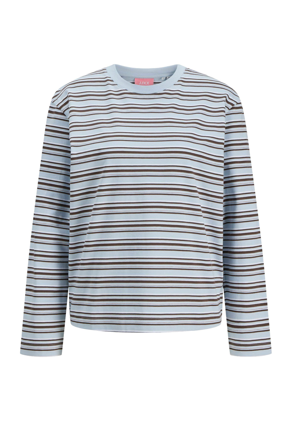 JXSOPHIA BOXY LS STRIPE TEE JRS SN - بلوزة بأكمام طويلة - سماء