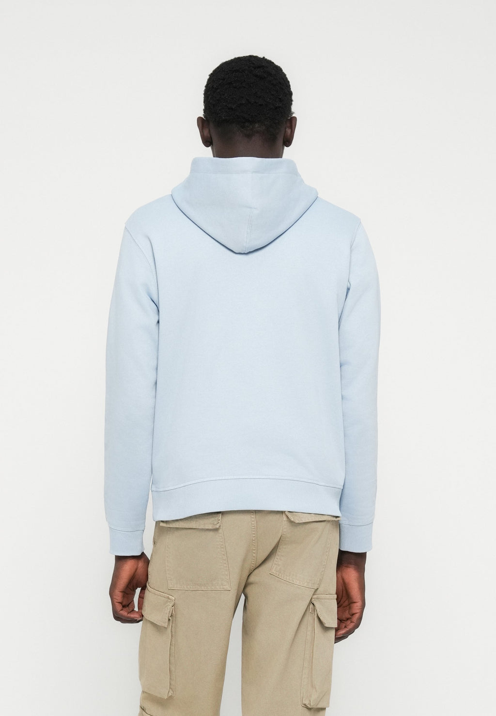 Sweat à capuche - bleu cachemire