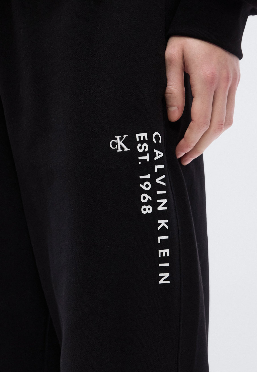 350TERRY 1968 GRAPHIC MONOLOGO - Tracksuit bottoms - black