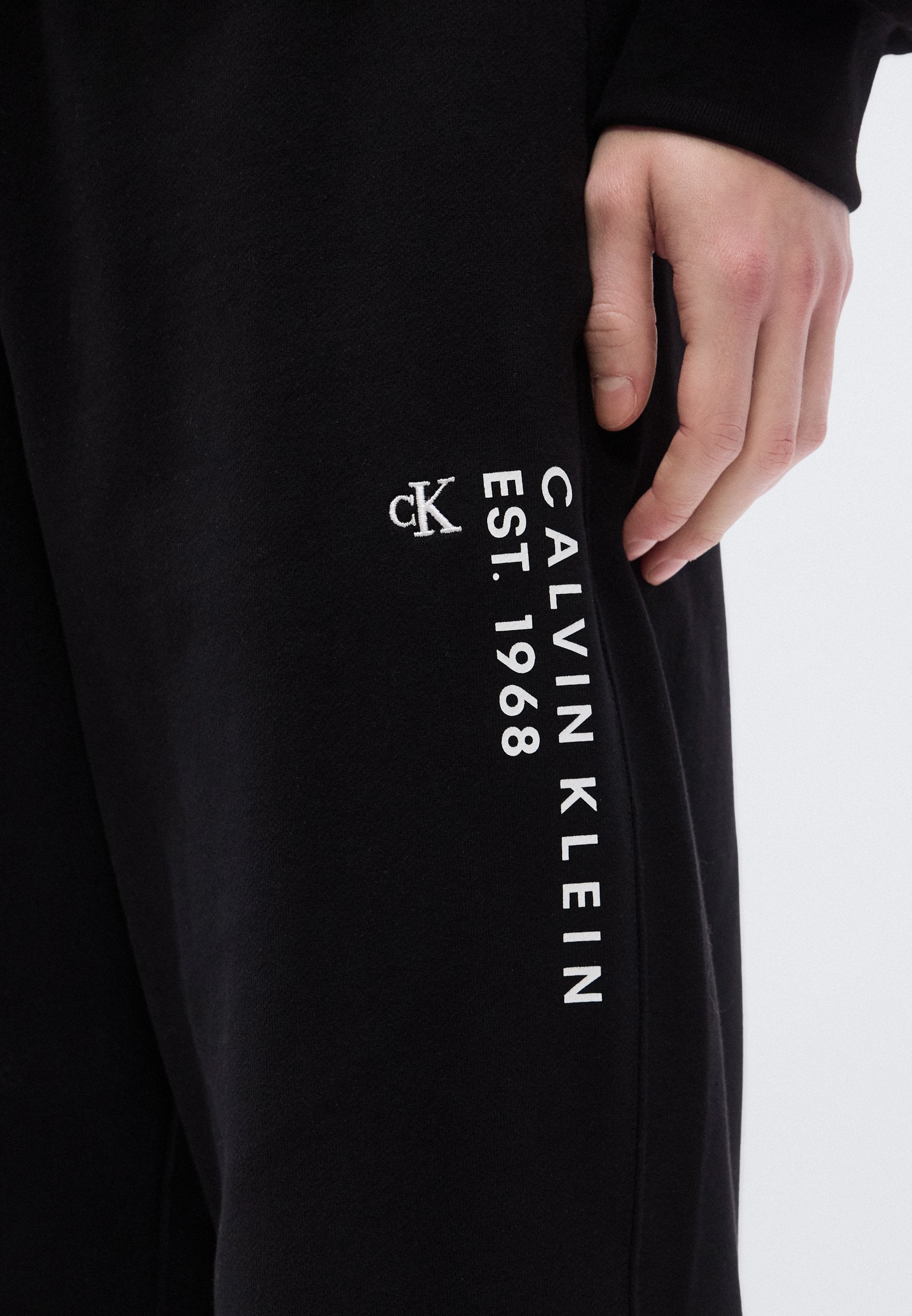 350TERRY 1968 GRAPHIC MONOLOGO - Tracksuit bottoms - black