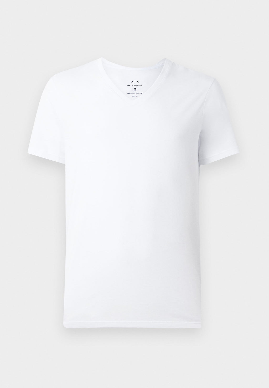 VLINE T-SHIRT SLIM FIT - Basic T-shirt - white