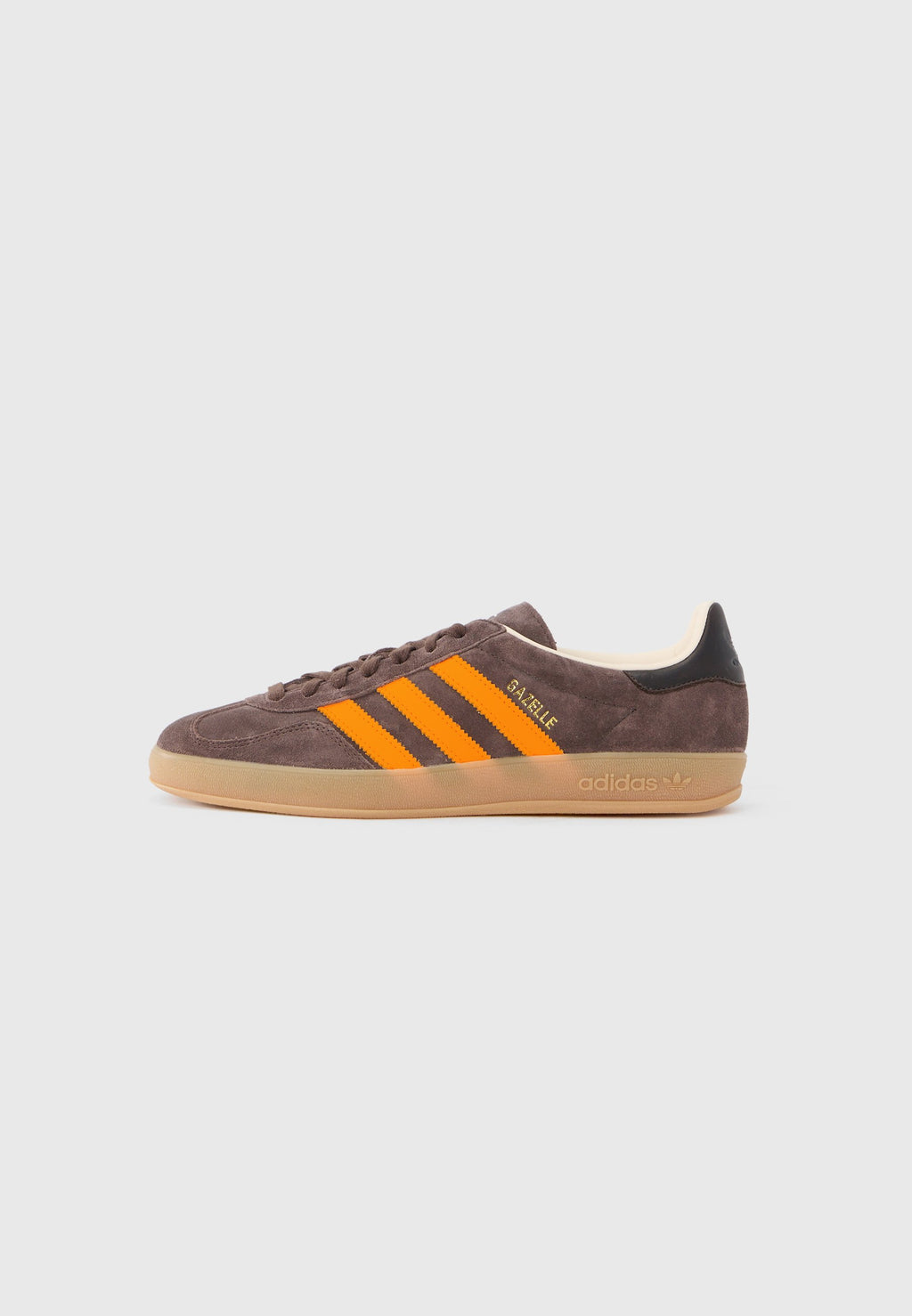 GAZELLE INDOOR UNISEXE - Baskets - marron/lucid tangerine/wonder white