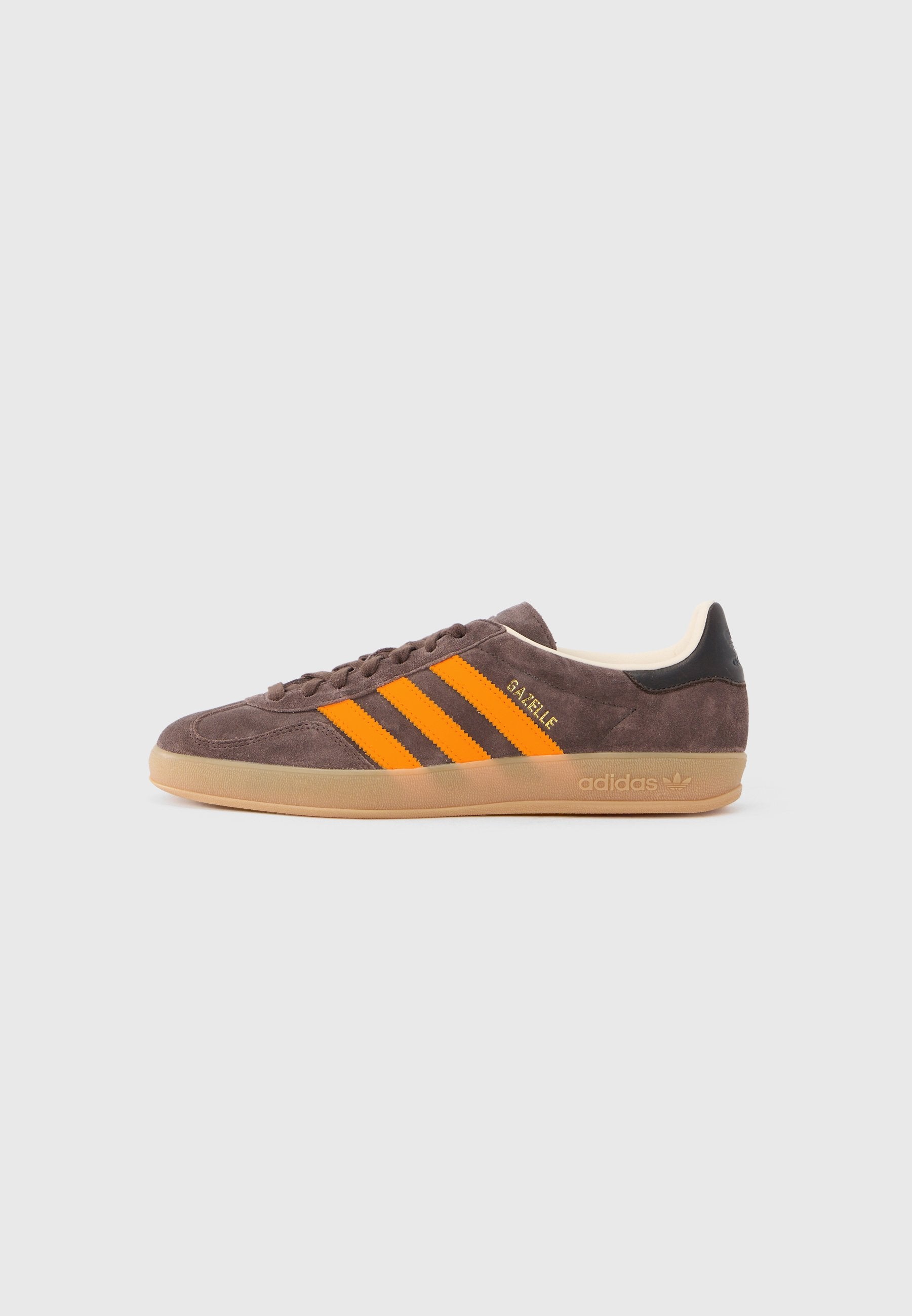 GAZELLE INDOOR UNISEXE - Baskets - marron/lucid tangerine/wonder white