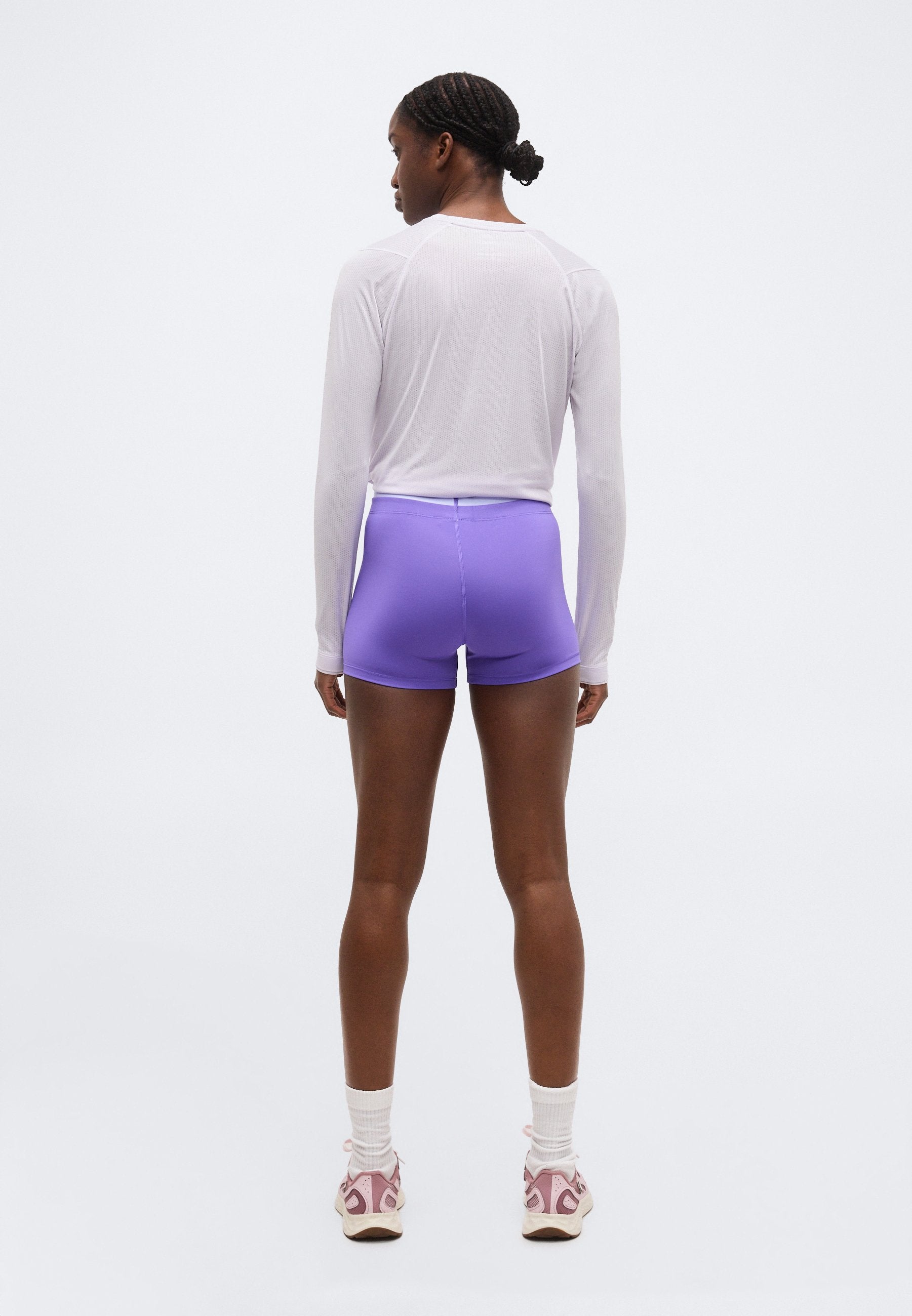 FAST DAYS HOT SHORT - Short running tights - electric purple