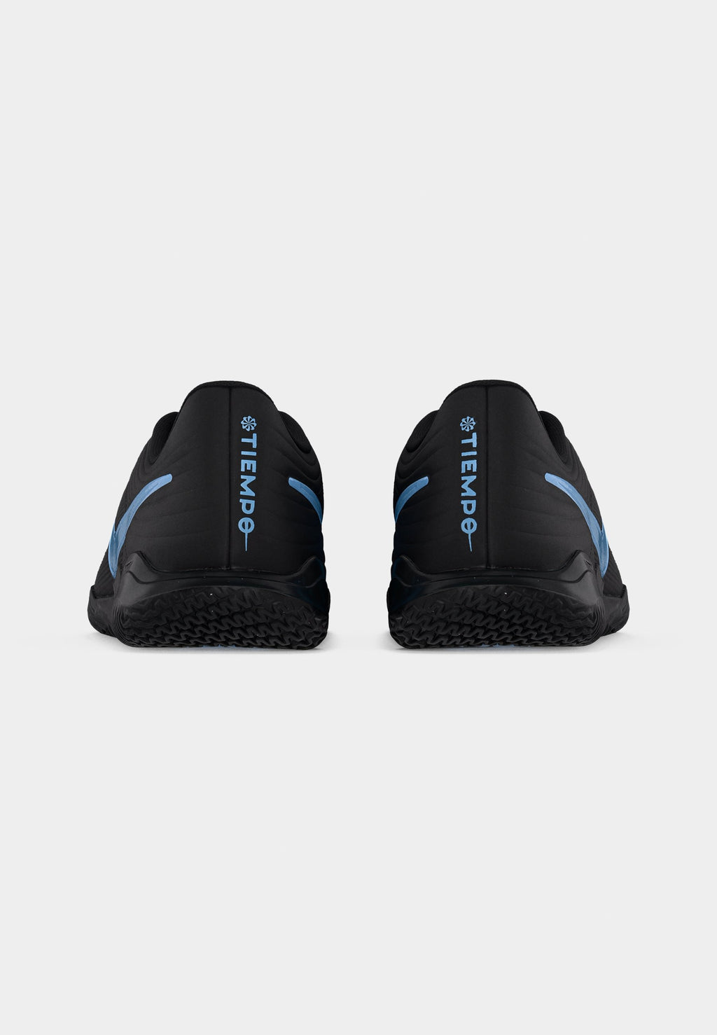 TIEMPO MAESTRO CLUB IC - Indoor football boots - black/ice blue