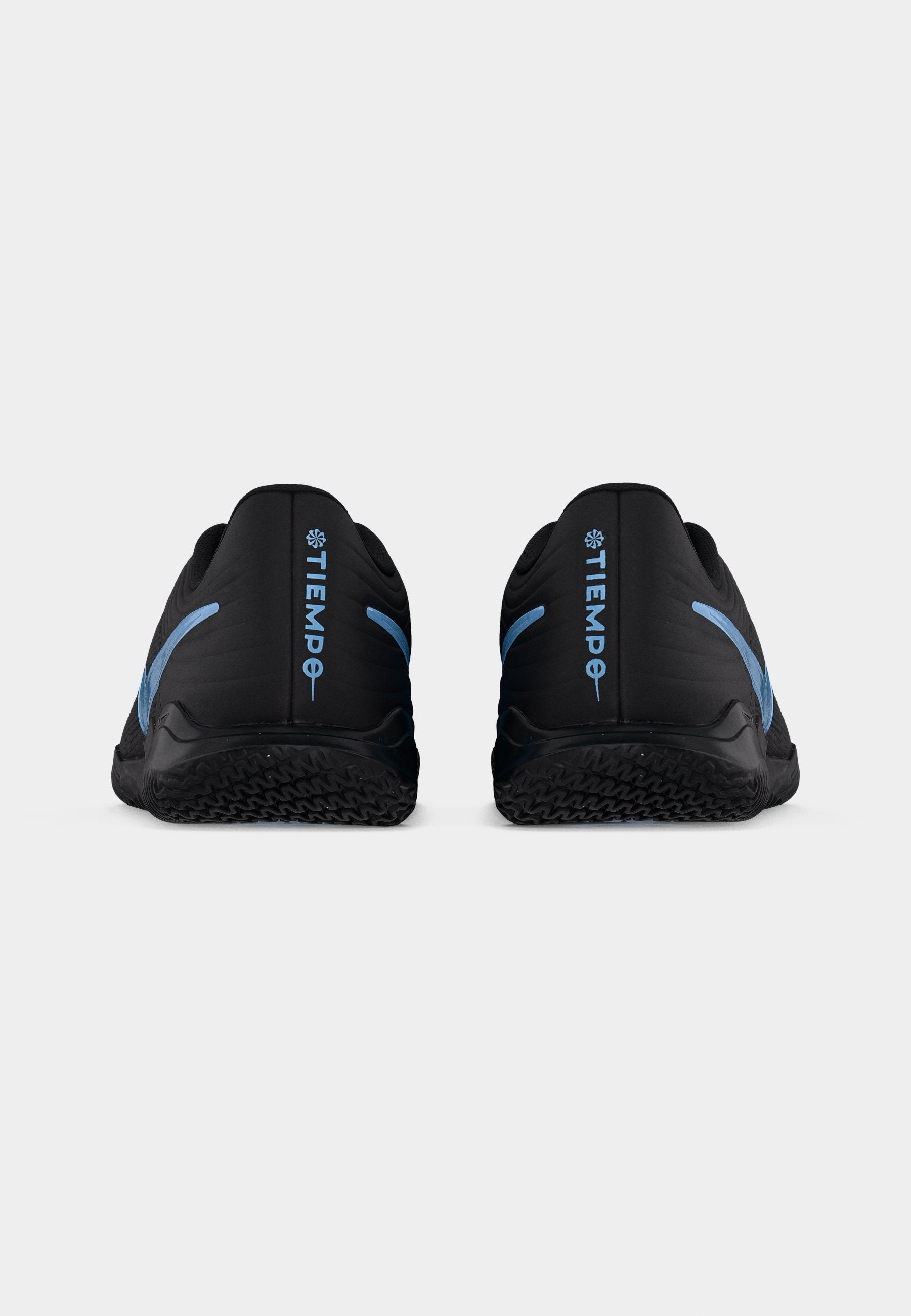 TIEMPO MAESTRO CLUB IC - Indoor football boots - black/ice blue