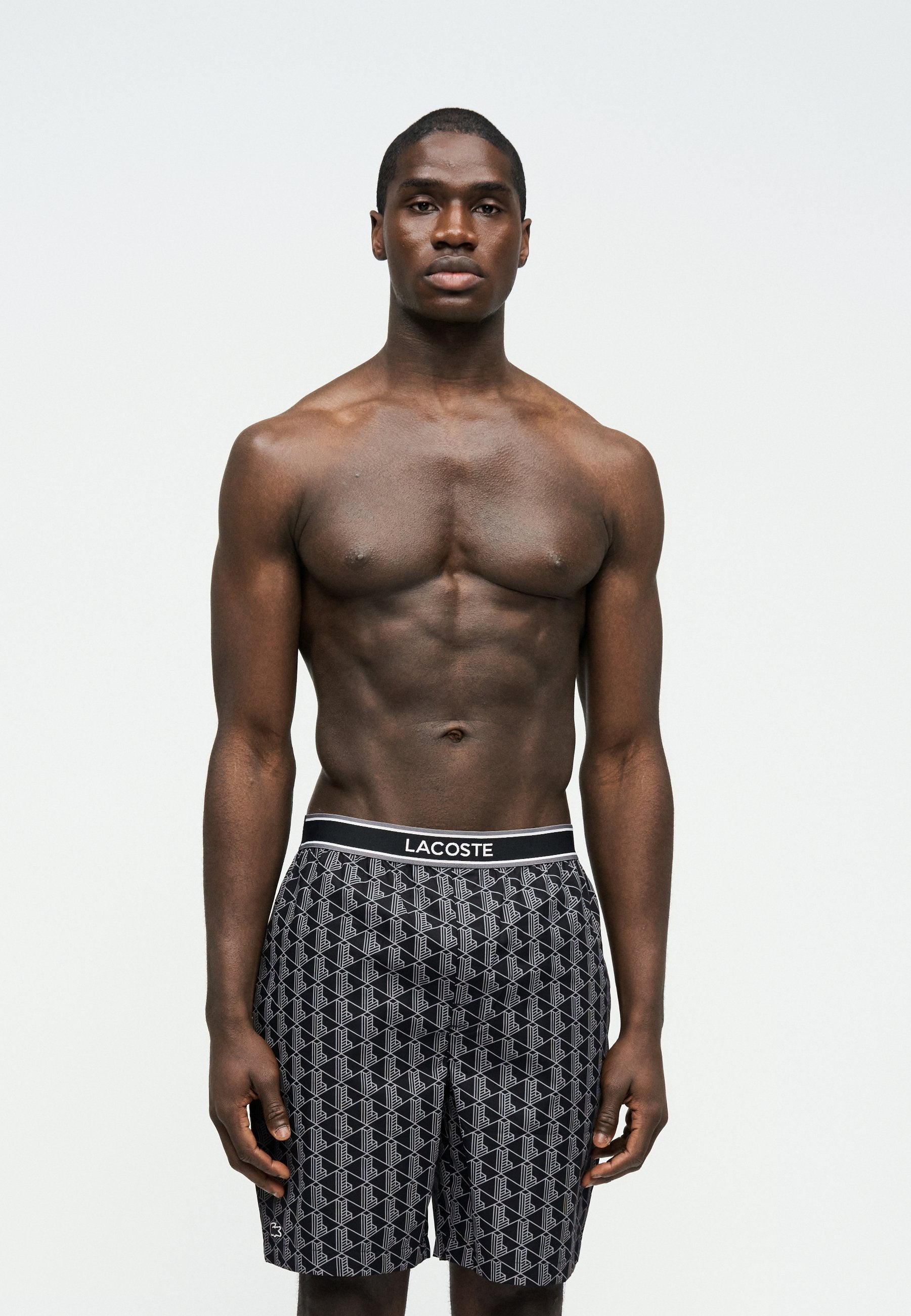 Pyjama bottoms - black/lead grey