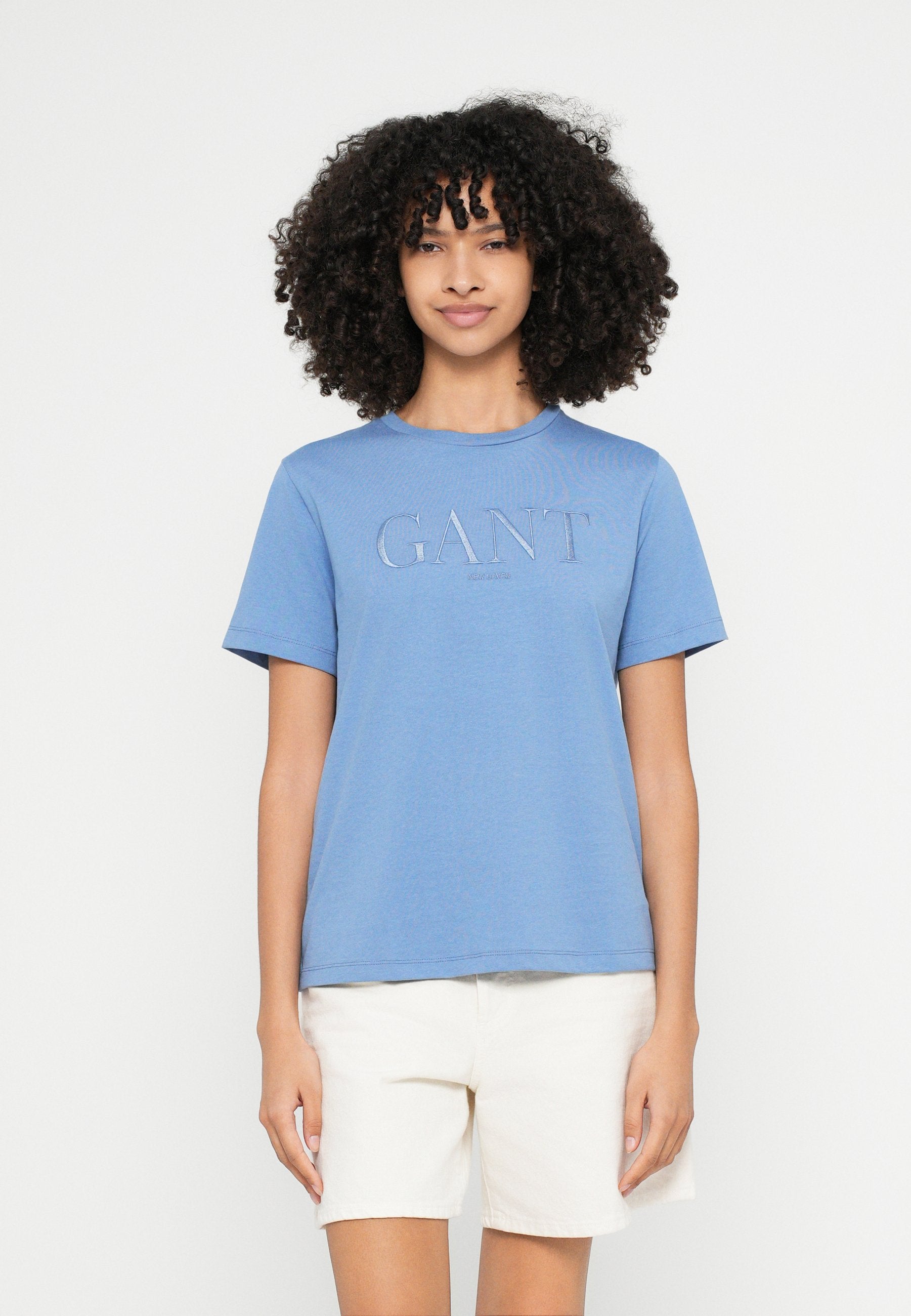 TONAL GRAPHIC  - Basic T-shirt - greyish blue