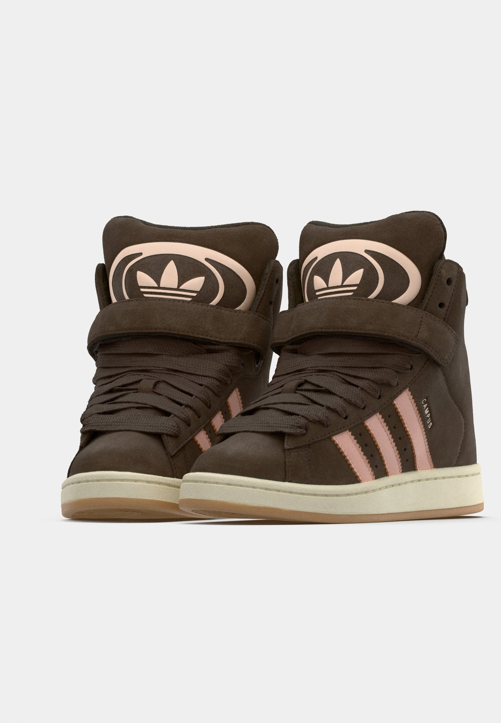 CAMPUS BOLD WEDGE - High-top trainers - core black/blush pink/cream white