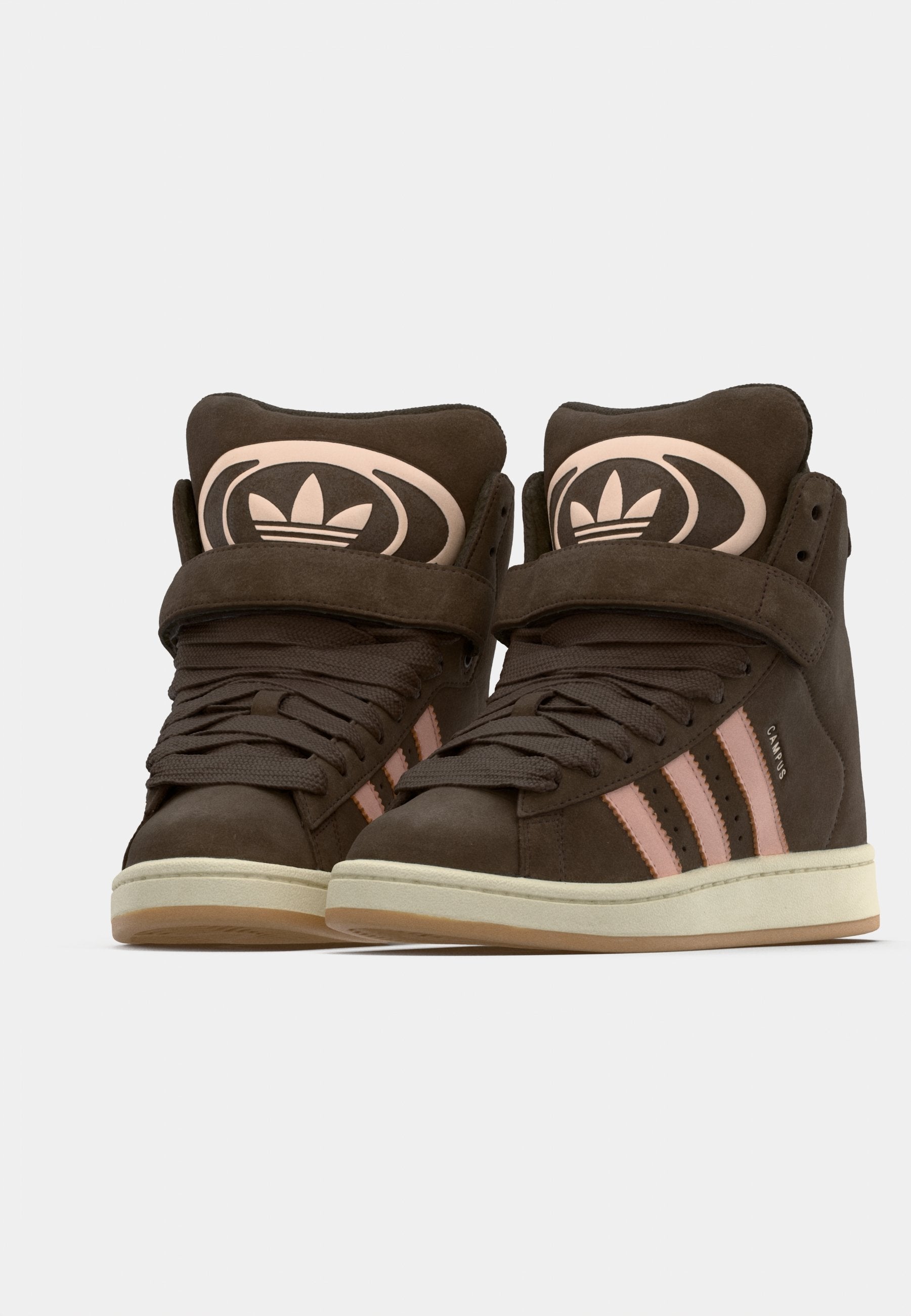 CAMPUS BOLD WEDGE - High-top trainers - core black/blush pink/cream white
