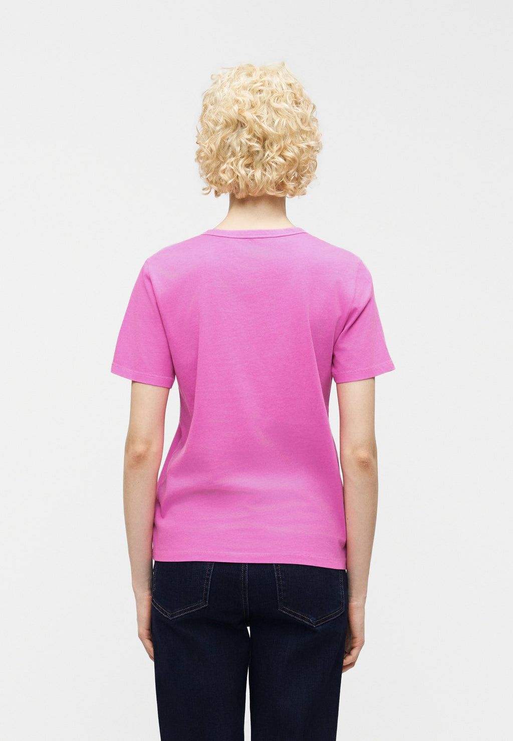 CREW - Basic T-shirt - neon pink glow