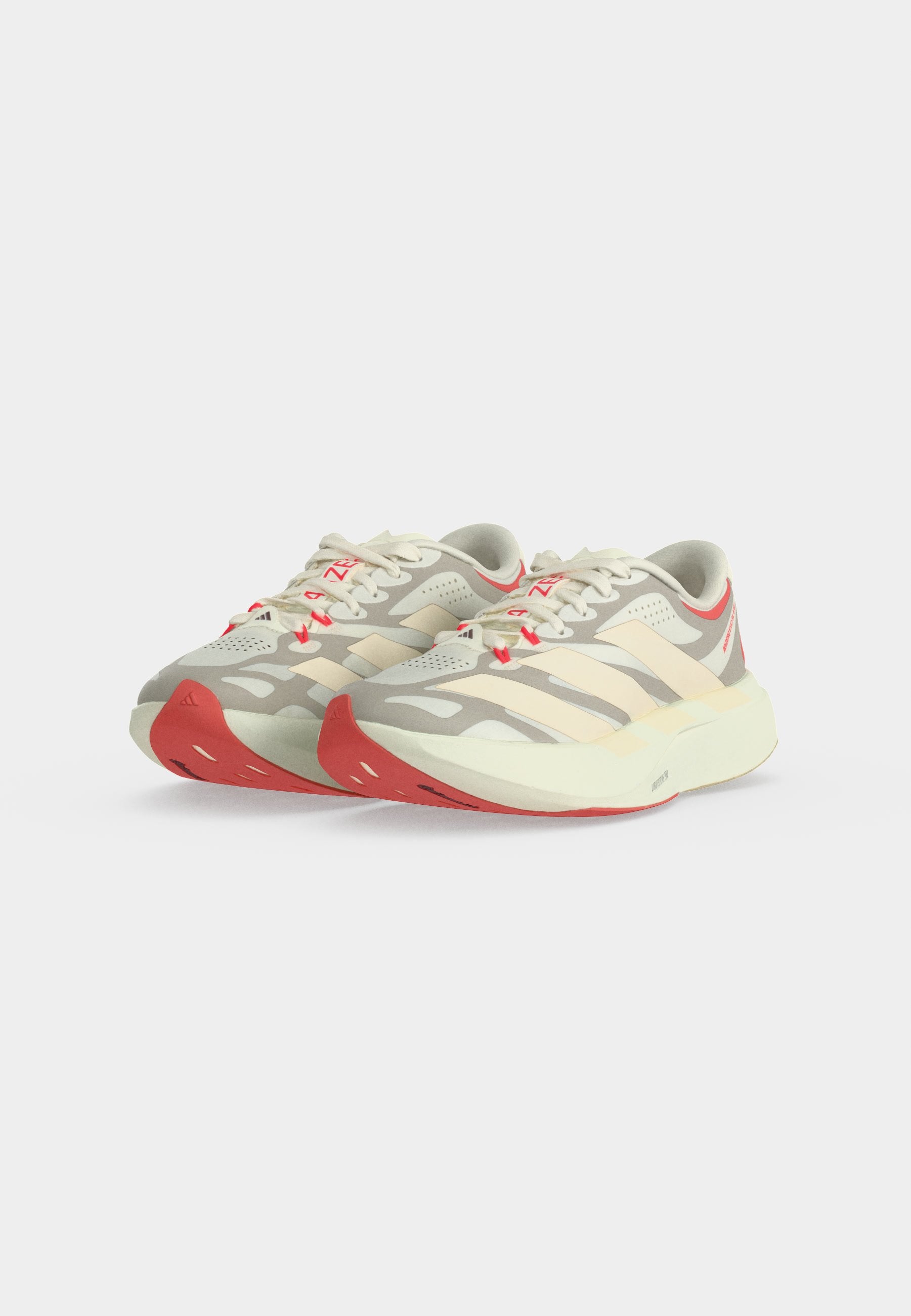 ADIZERO EVO SL EXO W - Road running shoes - off white/white/shadow red