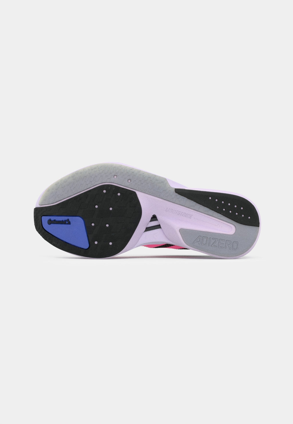 ADIZERO BOSTON - Road running shoes - core black/lucid pink/cobalt blue