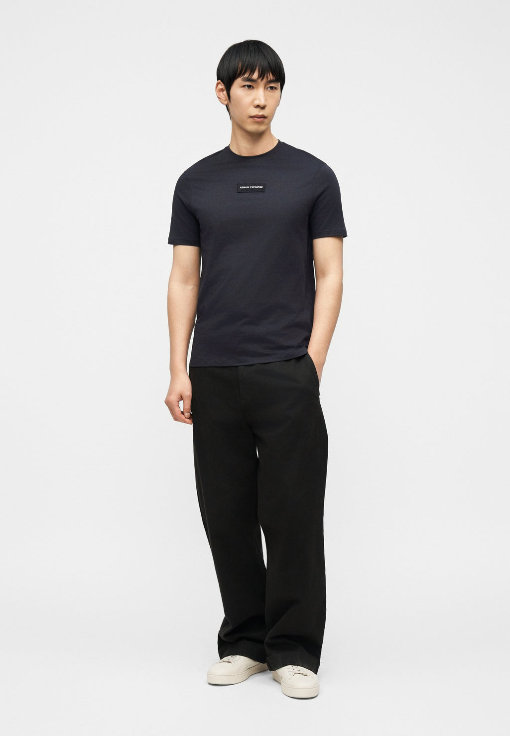 T-SHIRT SLIM FIT - Basic T-shirt - deep navy