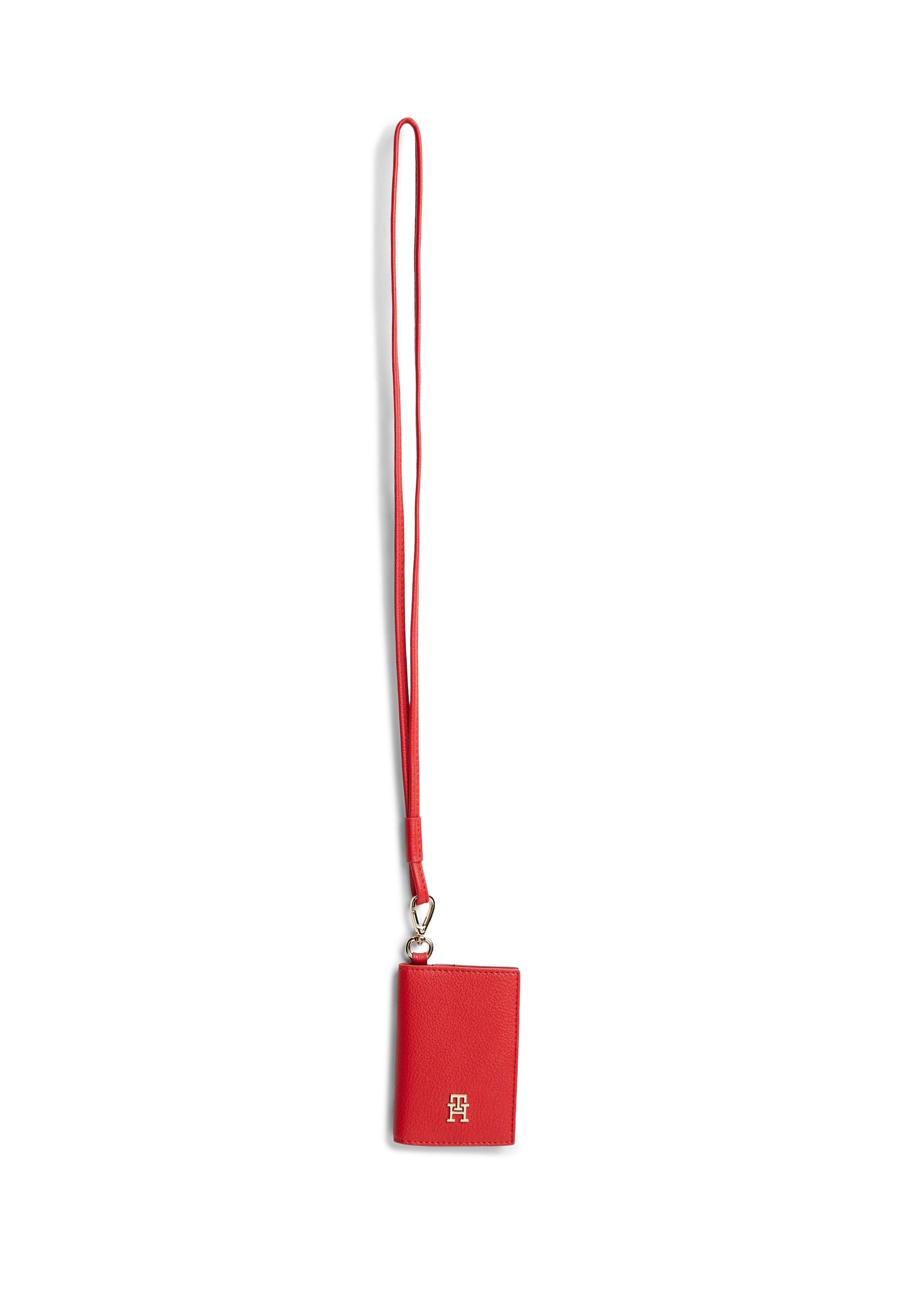 HILFIGER ICON CARD HOLDER WITH STRAP - Passport holder - primary red