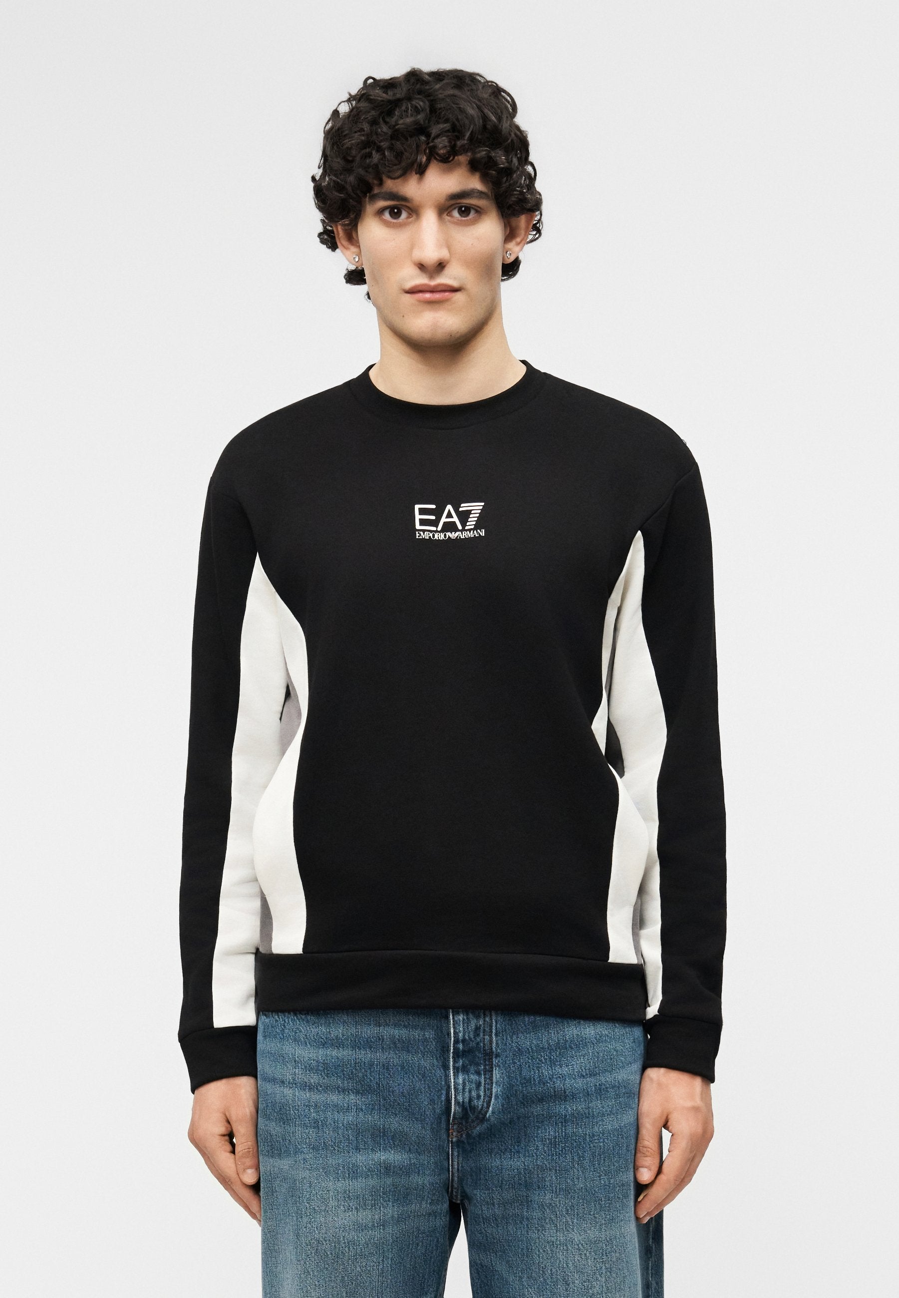 TRAIN SUMMER BLOCK UNISEX - Sweatshirt - black beauty