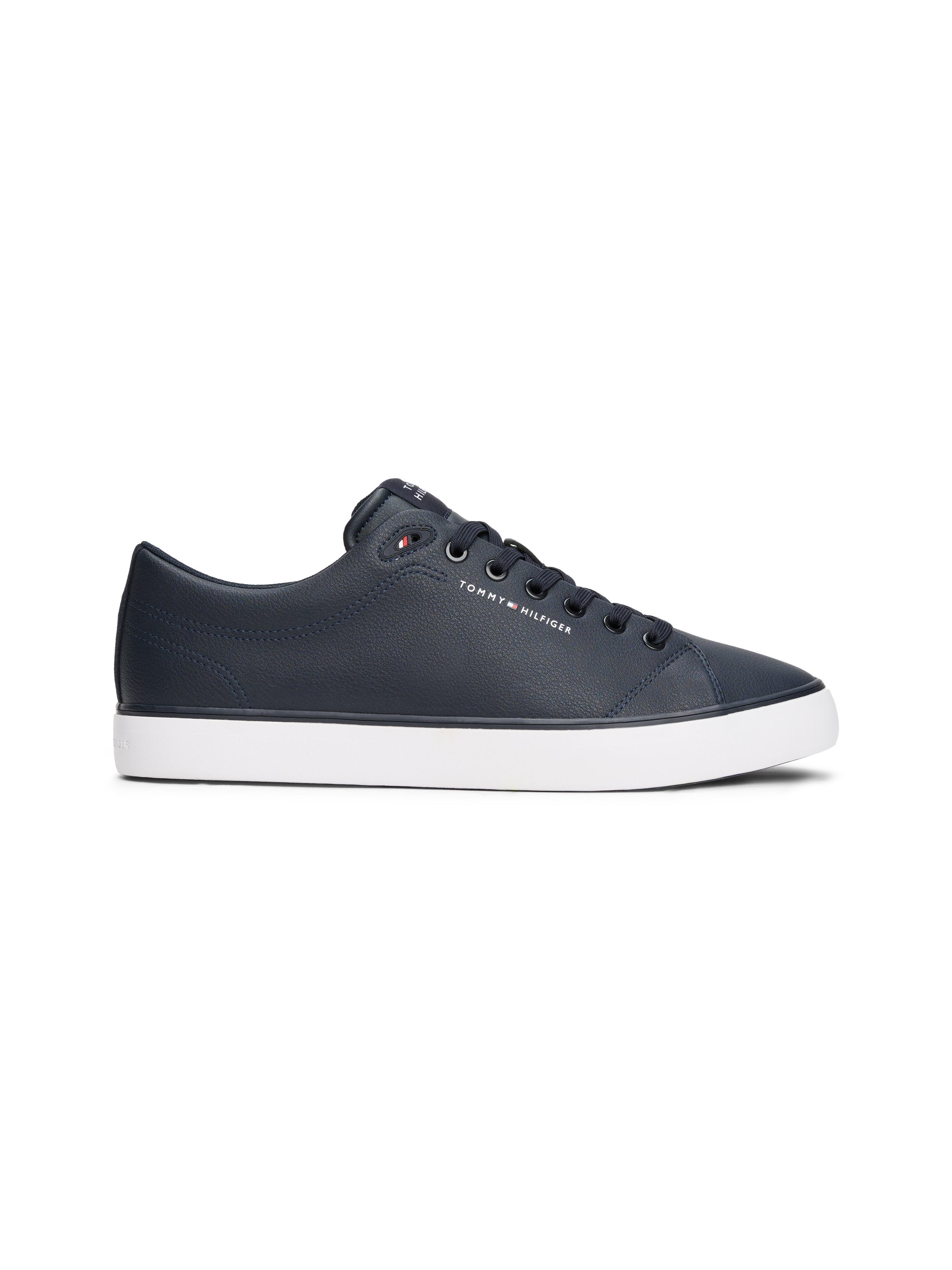 LOGO TRAINERS WITH LEATHER - Trainers - desert sky