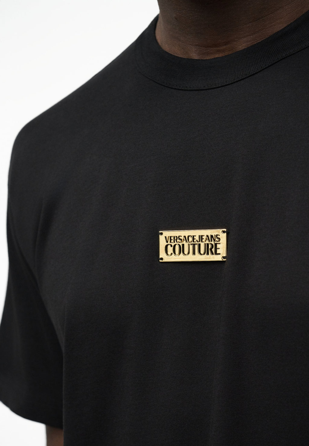 PLACHET UNISEX - Print T-shirt - black/gold-coloured