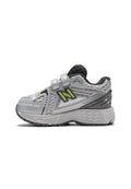 Baby shoes - black metallic / alkaline green