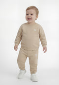 CREW JOG SET-INFANT - Sweatshirt - khaki three