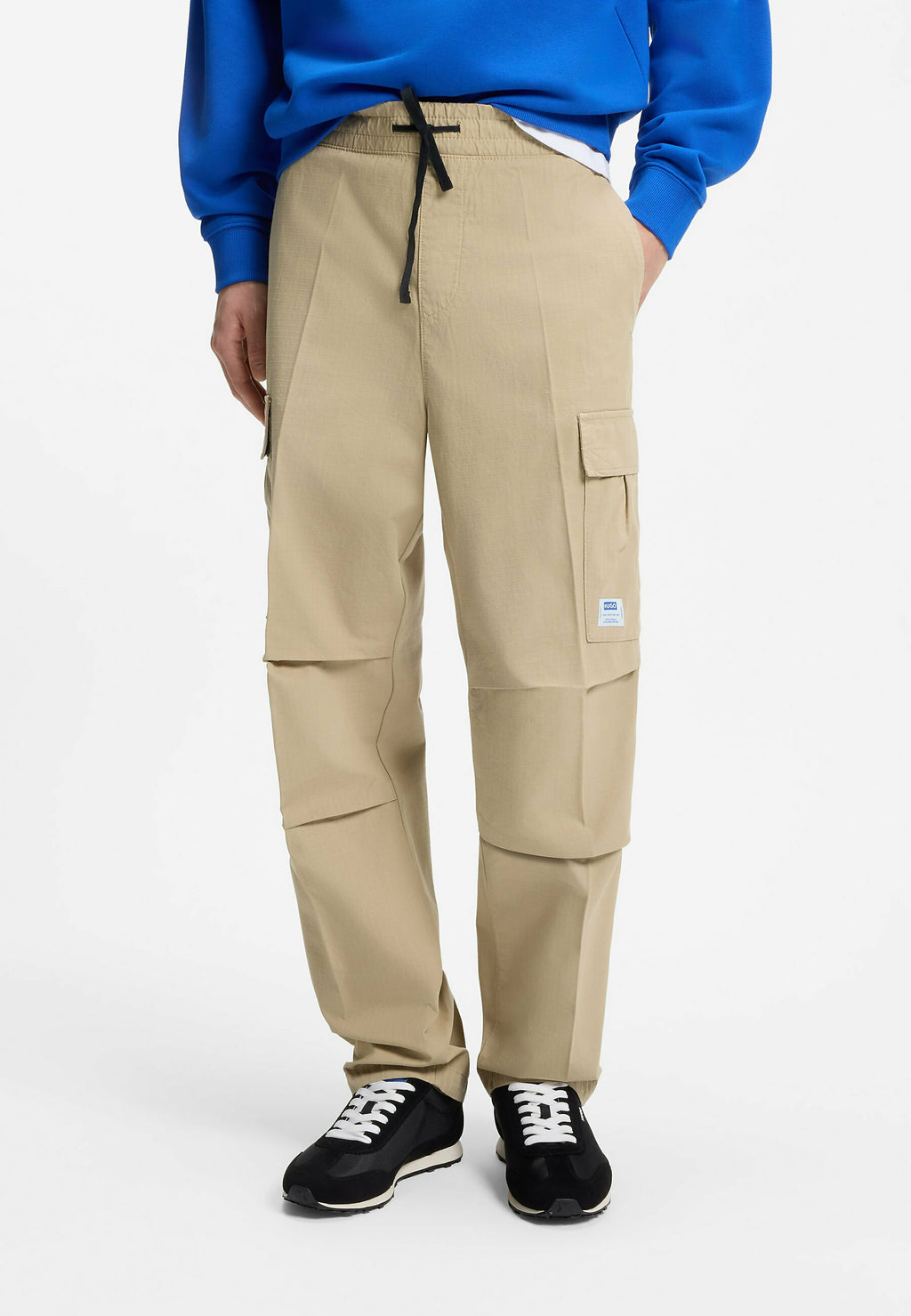 HUGO GADIC262D - Cargo trousers - beige nine