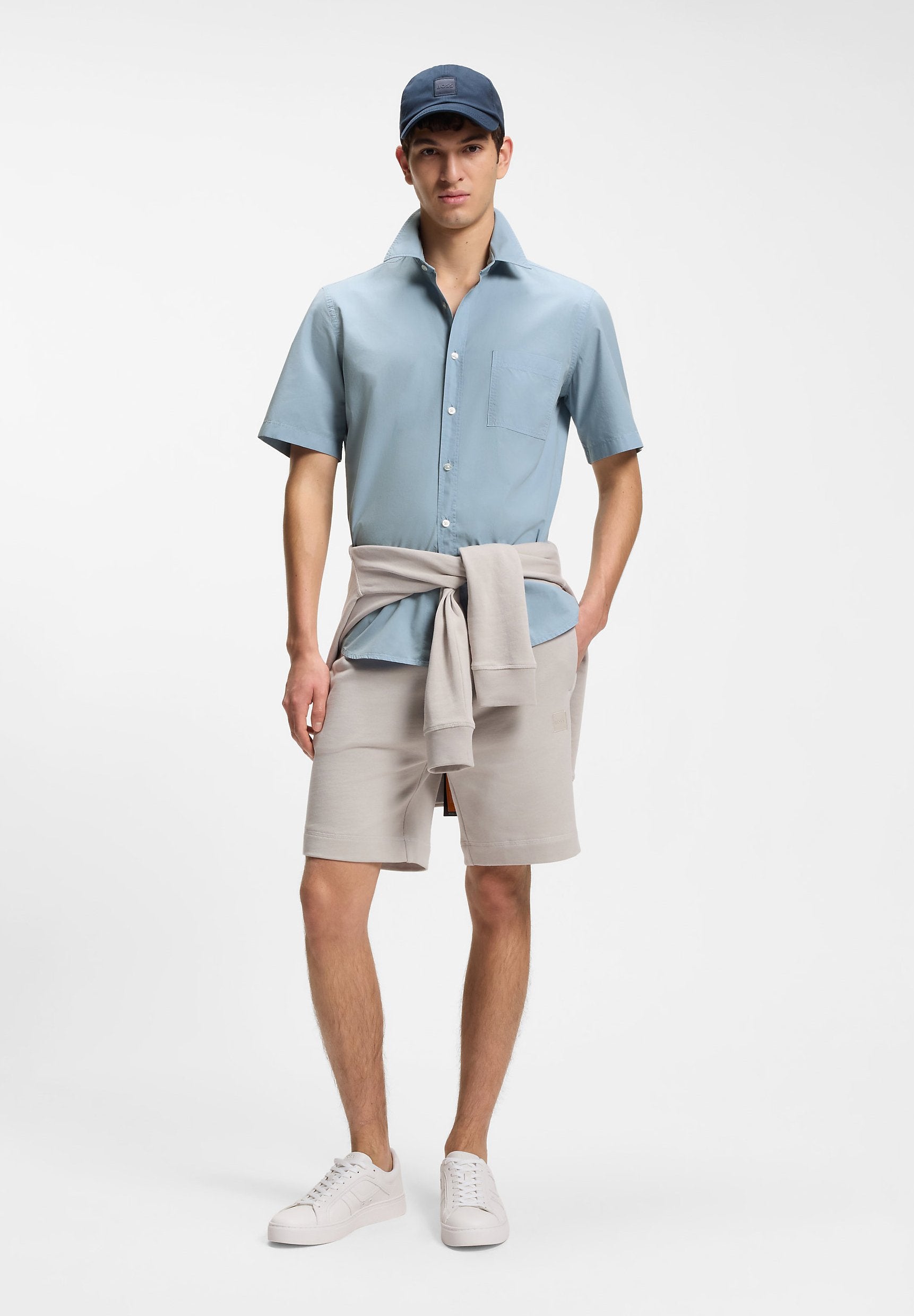 RELEGANT SHORT - Shirt - light/pastel blue