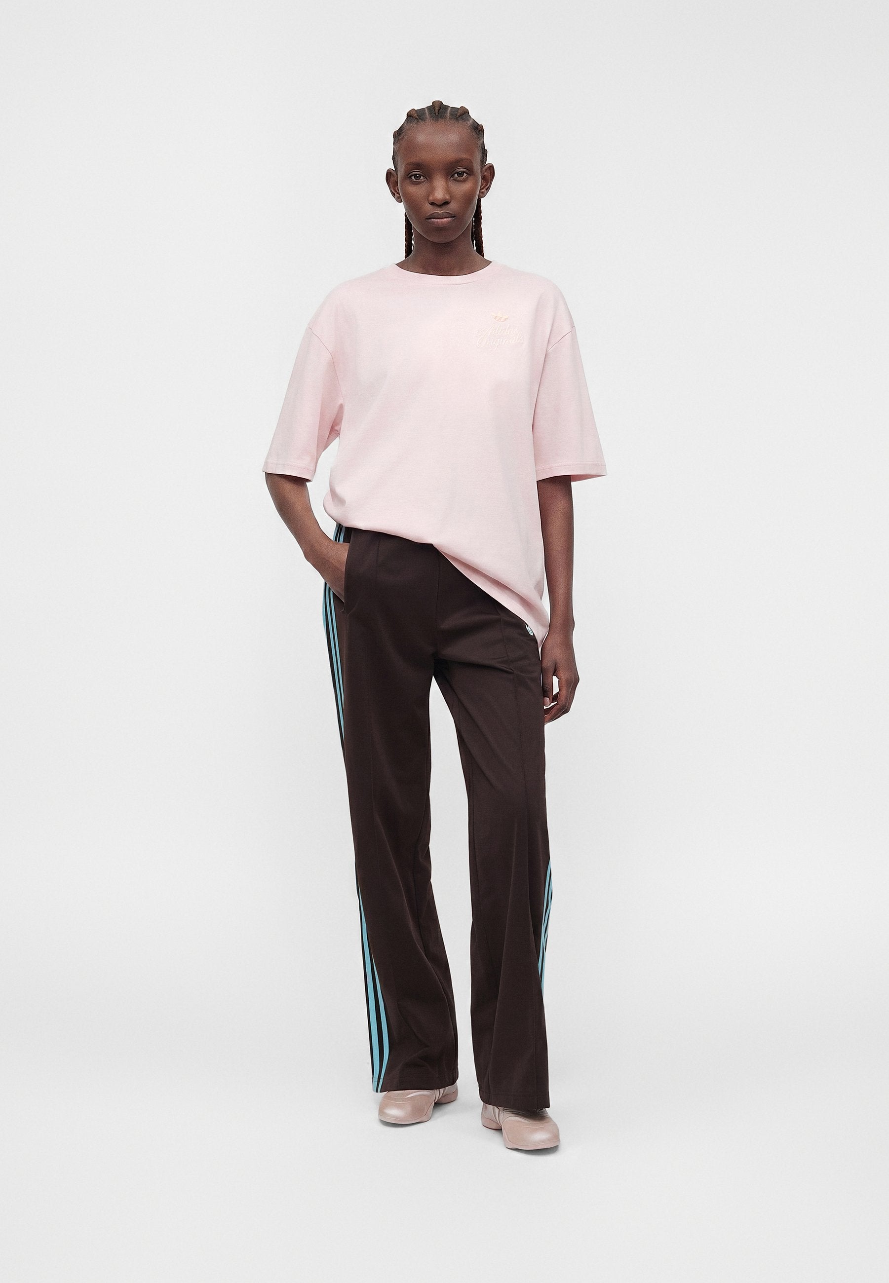 SUMMER GLOW GRAPHICS - T-shirt imprimé - rose sable